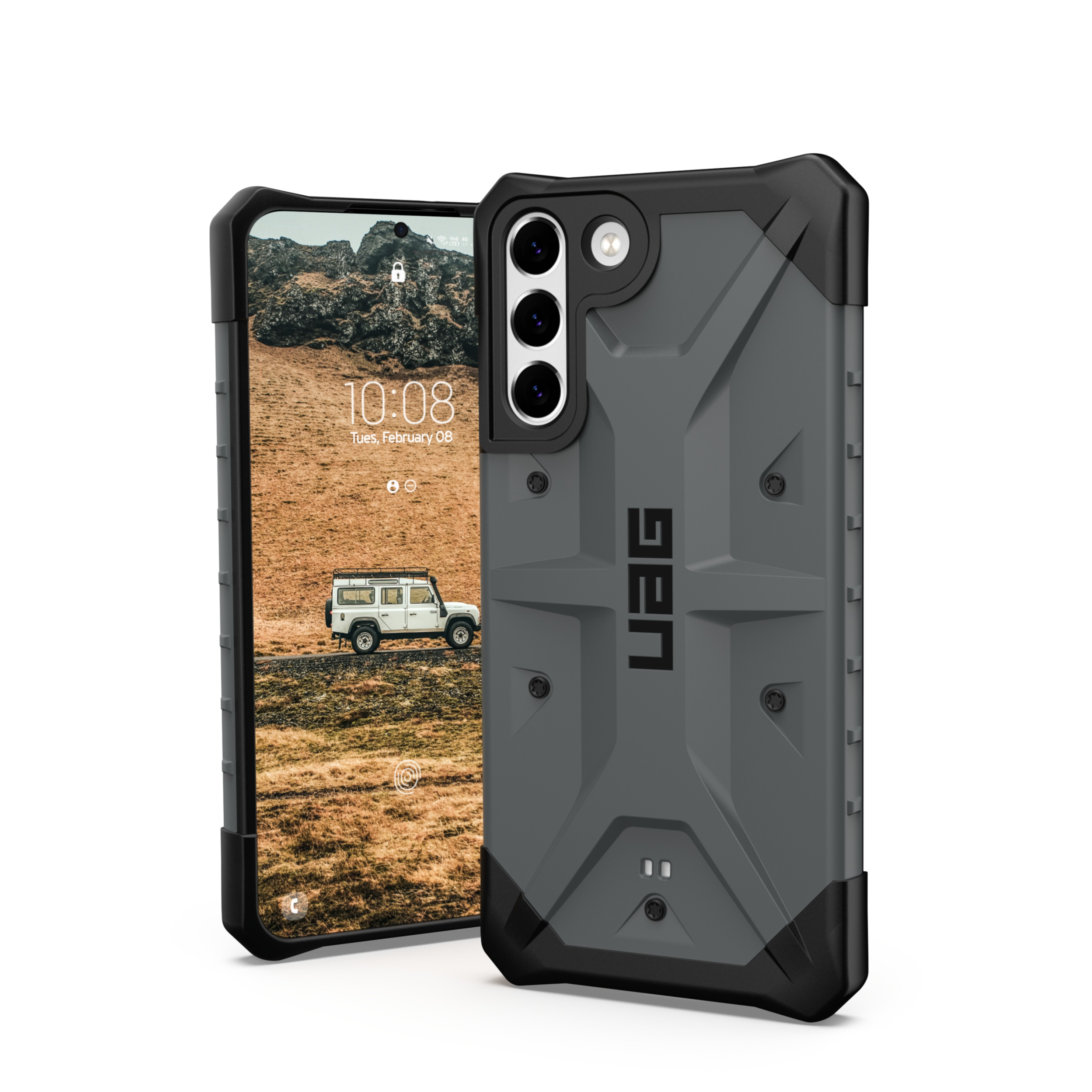 Image of UAG Urban Armor Gear - Samsung Galaxy S22+ Plus 5G Schutzhülle Pathfinder (213437113333) - Silber bei Apfelkiste.ch
