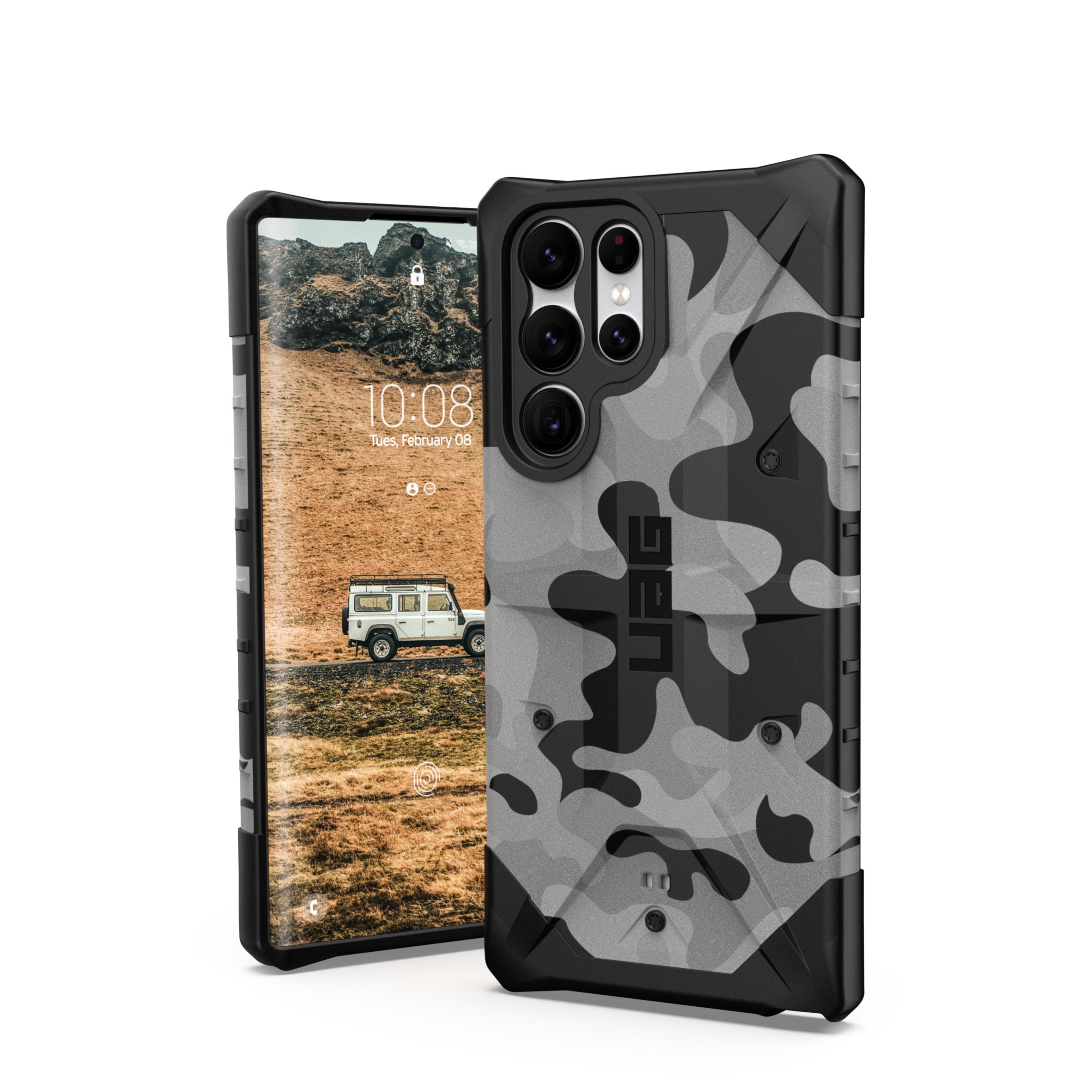 Image of UAG Urban Armor Gear - Samsung Galaxy S22 Ultra 5G Schutzhülle Pathfinder (213447114061) - Midnight Camo bei Apfelkiste.ch