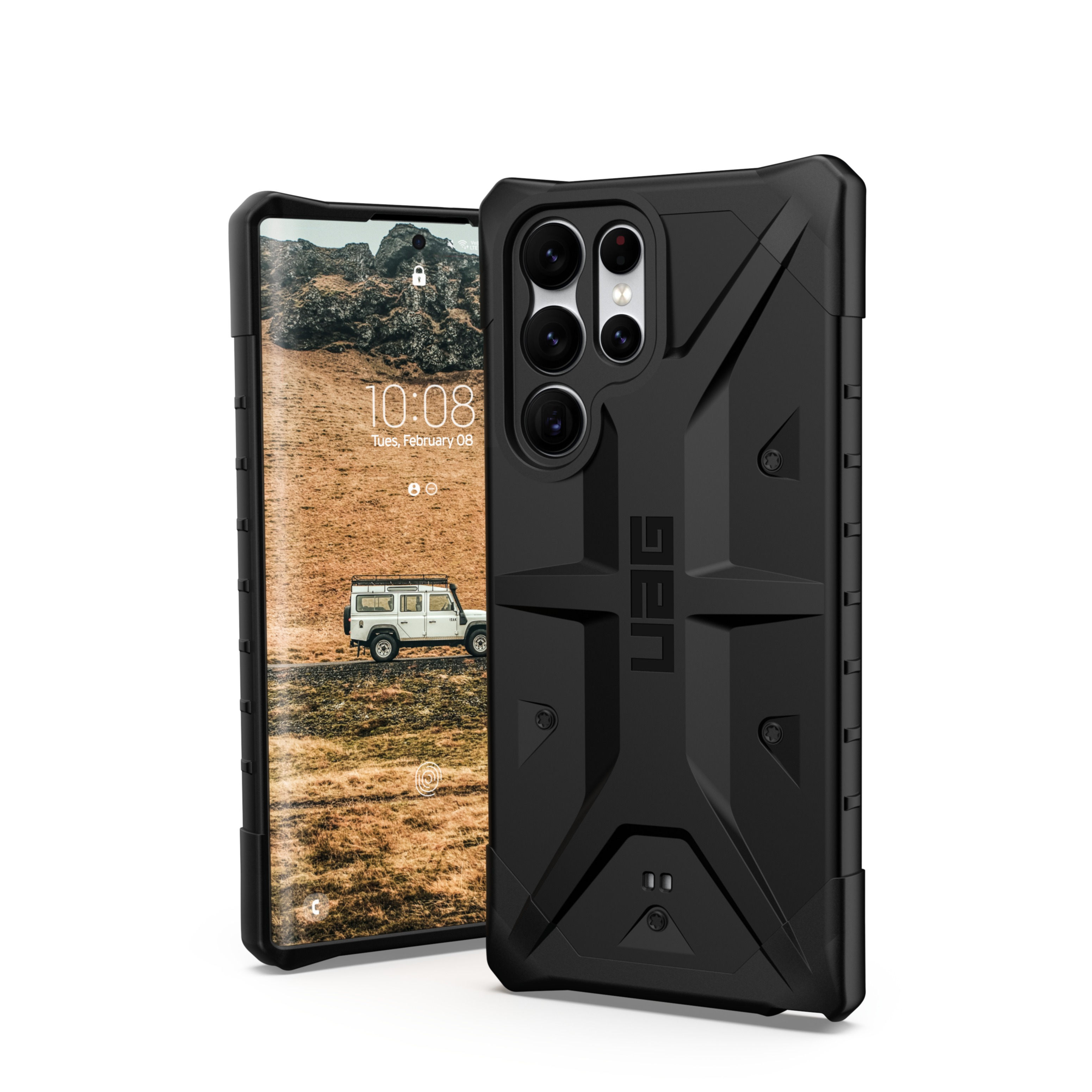 Image of UAG Urban Armor Gear - Samsung Galaxy S22 Ultra 5G Schutzhülle Pathfinder (213447114040) - Schwarz bei Apfelkiste.ch
