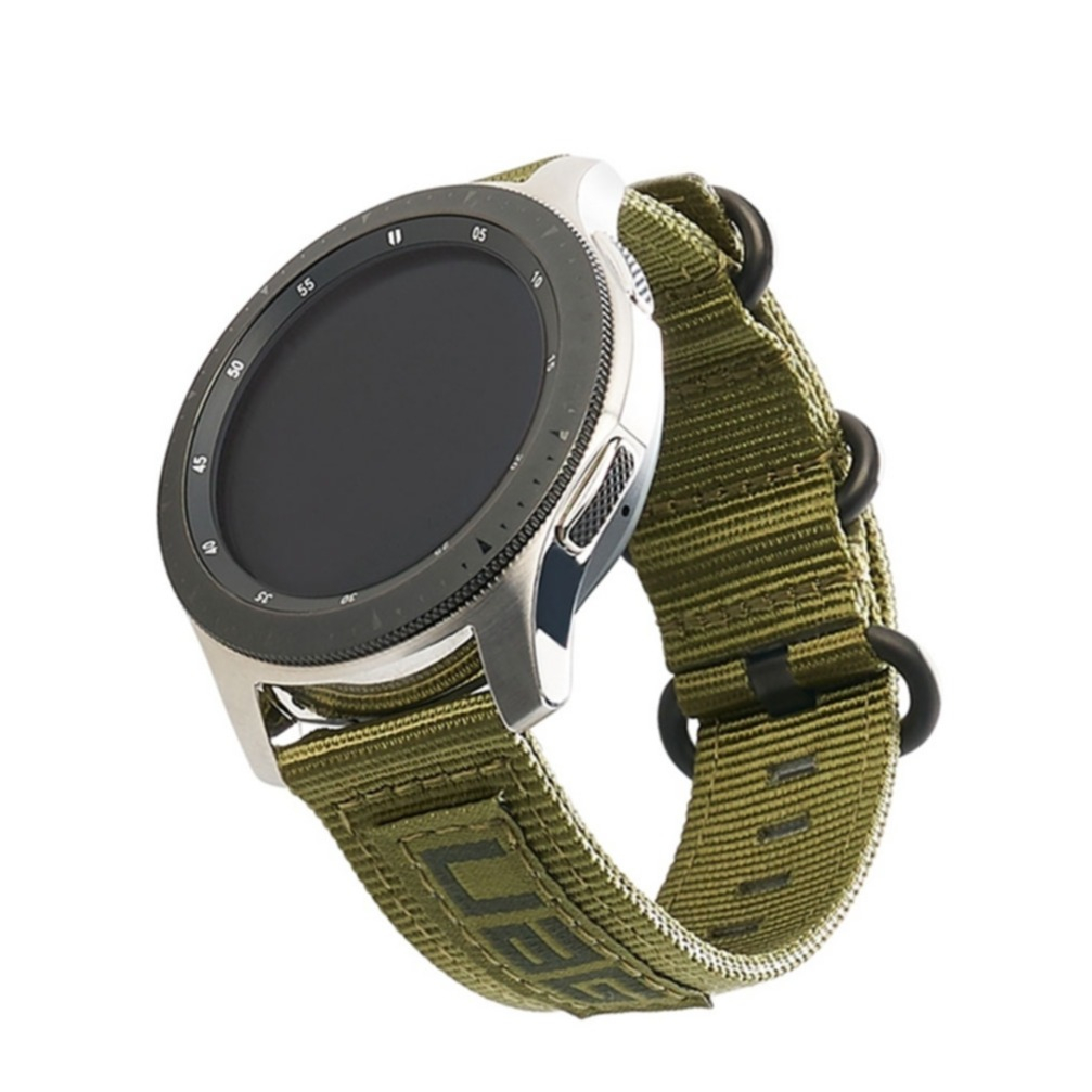 Image of UAG Urban Armor Gear - Huawei Watch (46mm) GT 2 Pro / GT 2e / GT 2 / GT Active / GT Nato Strap Nylon Armband (29180C114072) - Olive Drab bei Apfelkiste.ch