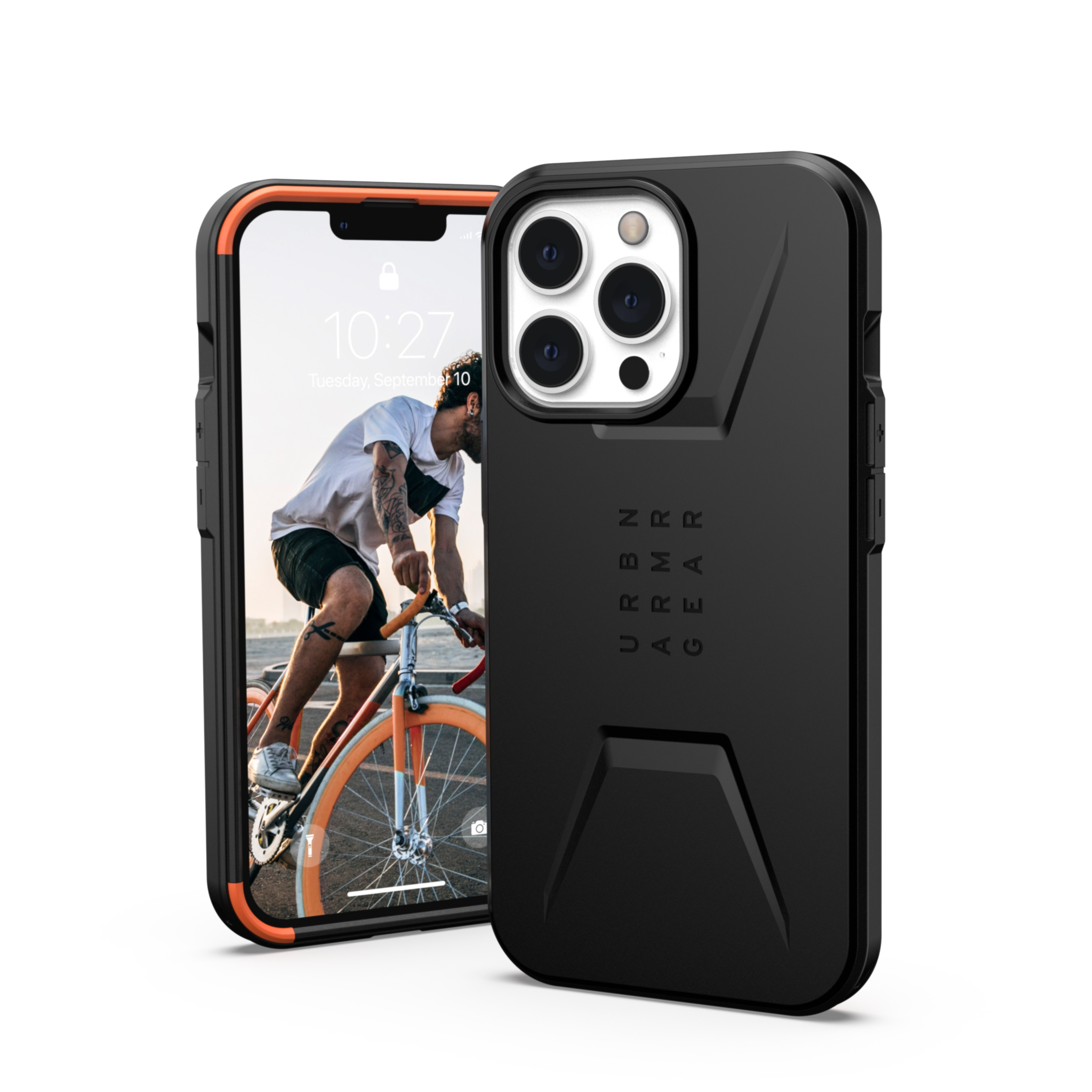 Image of UAG Urban Armor Gear - iPhone 13 Pro MagSafe Schutzhülle Civilian Case (11354D114040) - Schwarz bei Apfelkiste.ch