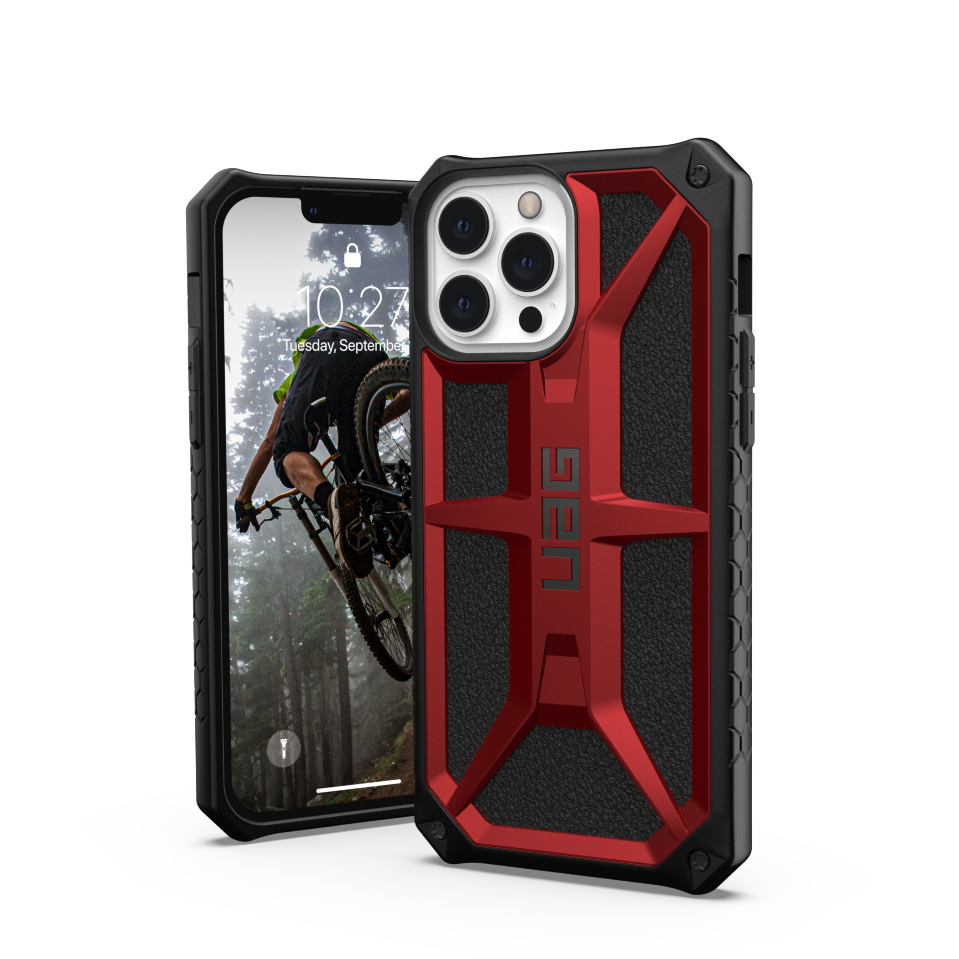 Image of UAG Urban Armor Gear - iPhone 13 Pro Max Schutzhülle Monarch (113161119494) - Crimson bei Apfelkiste.ch