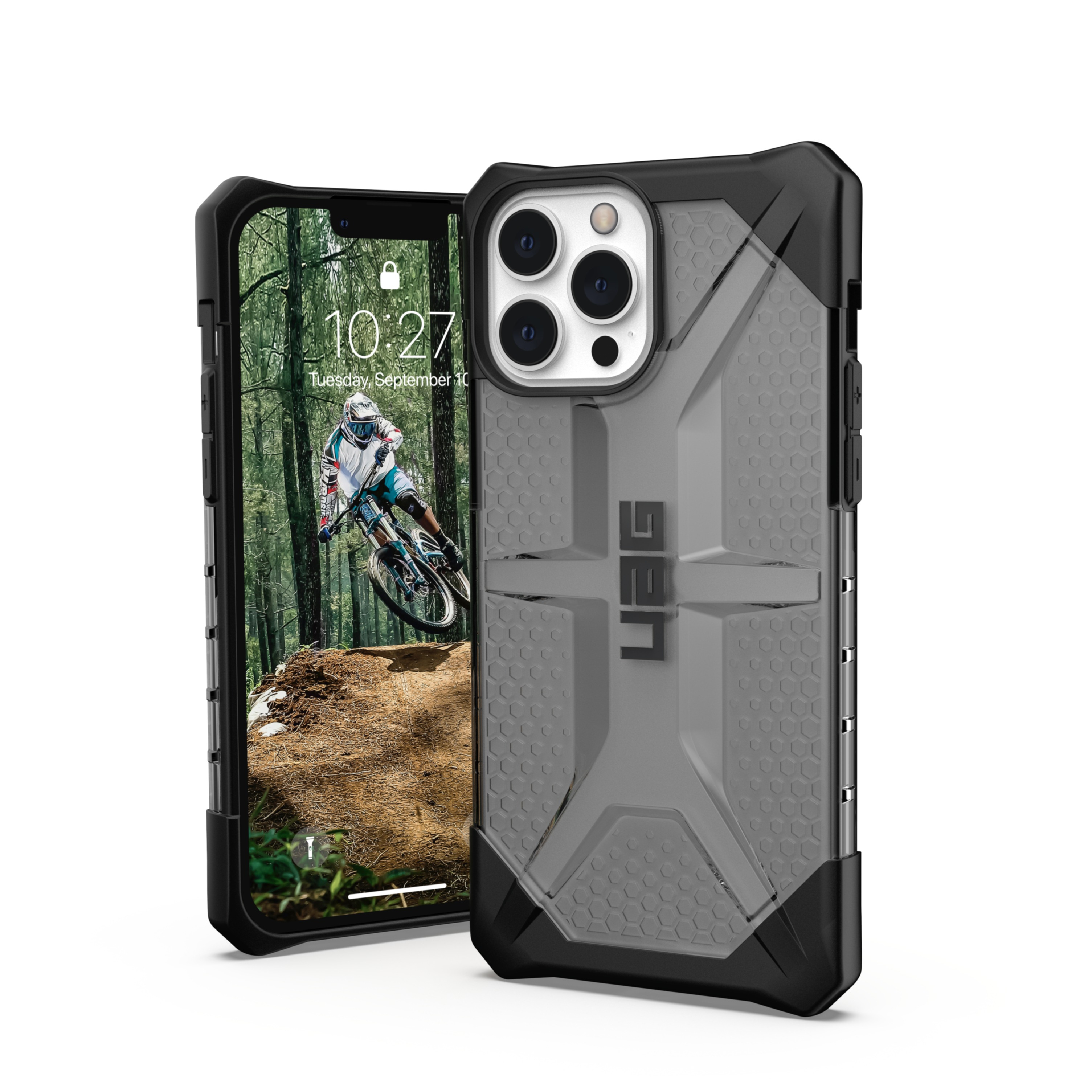 Image of UAG Urban Armor Gear - iPhone 13 Pro Max Schutzhülle Plasma (113163113131) - Transparent (Ash) bei Apfelkiste.ch