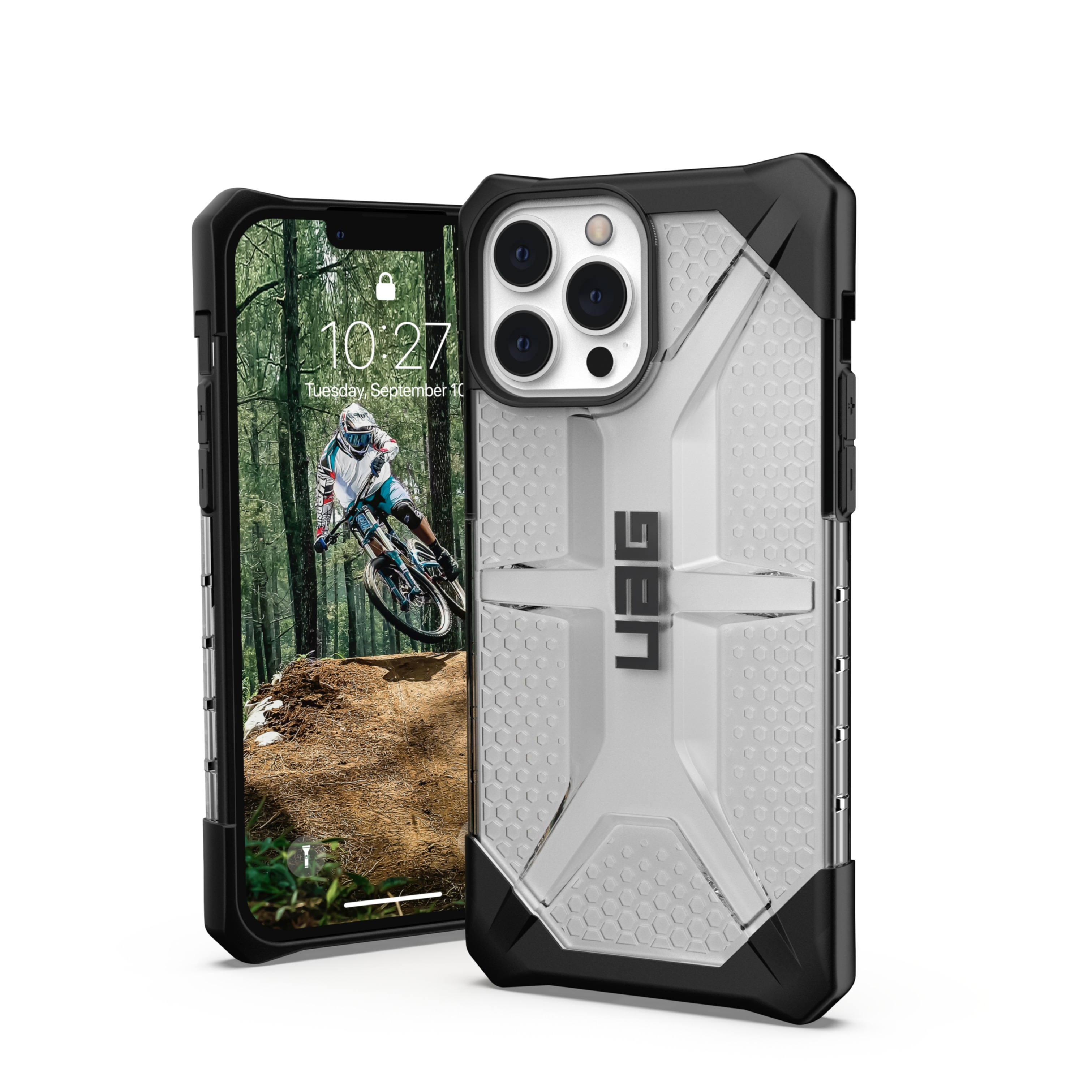 Image of UAG Urban Armor Gear - iPhone 13 Pro Max Schutzhülle Plasma (113163114343) - Transparent (Ice) bei Apfelkiste.ch