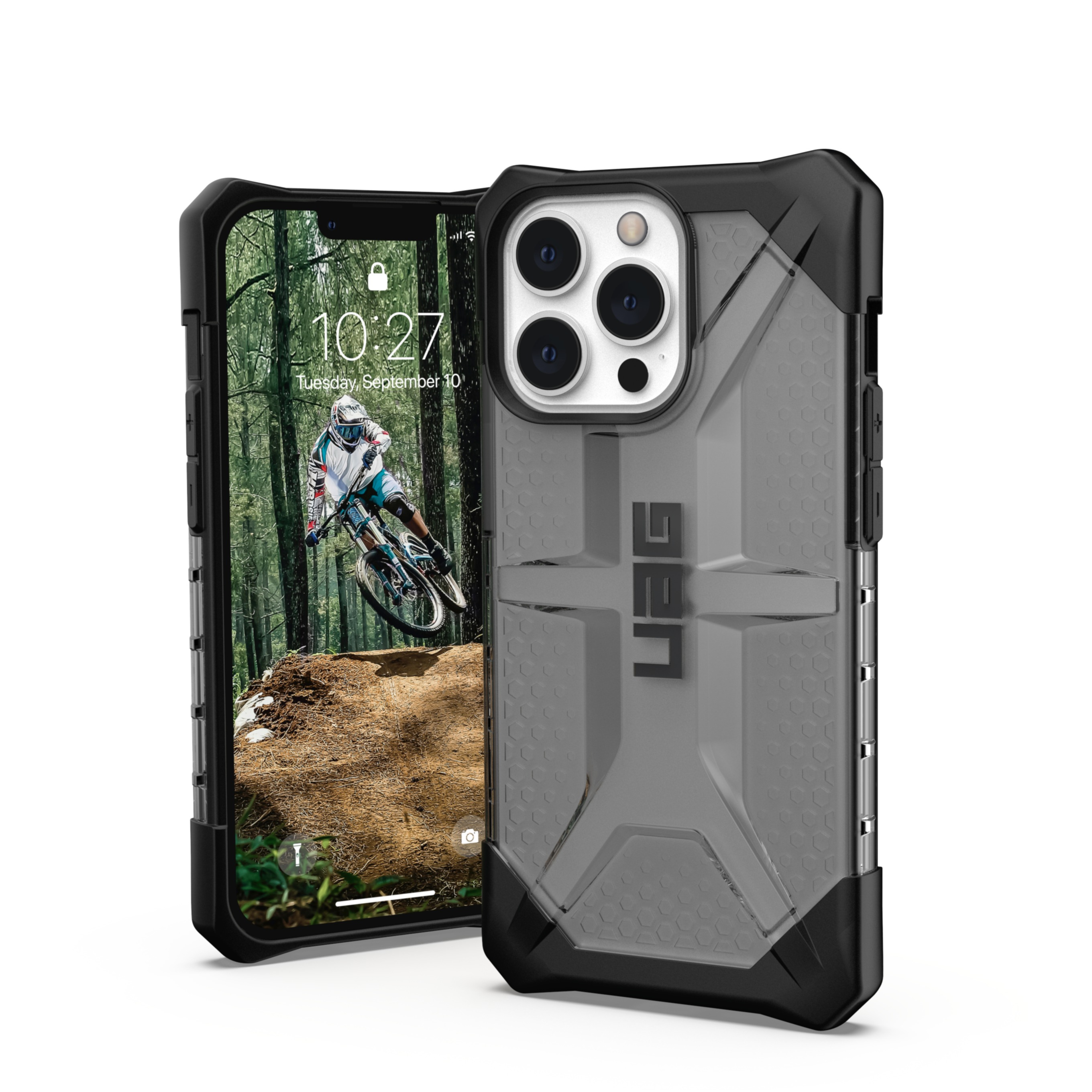 Image of UAG Urban Armor Gear - iPhone 13 Pro Schutzhülle Plasma (113153113131) - Transparent (Ash) bei Apfelkiste.ch