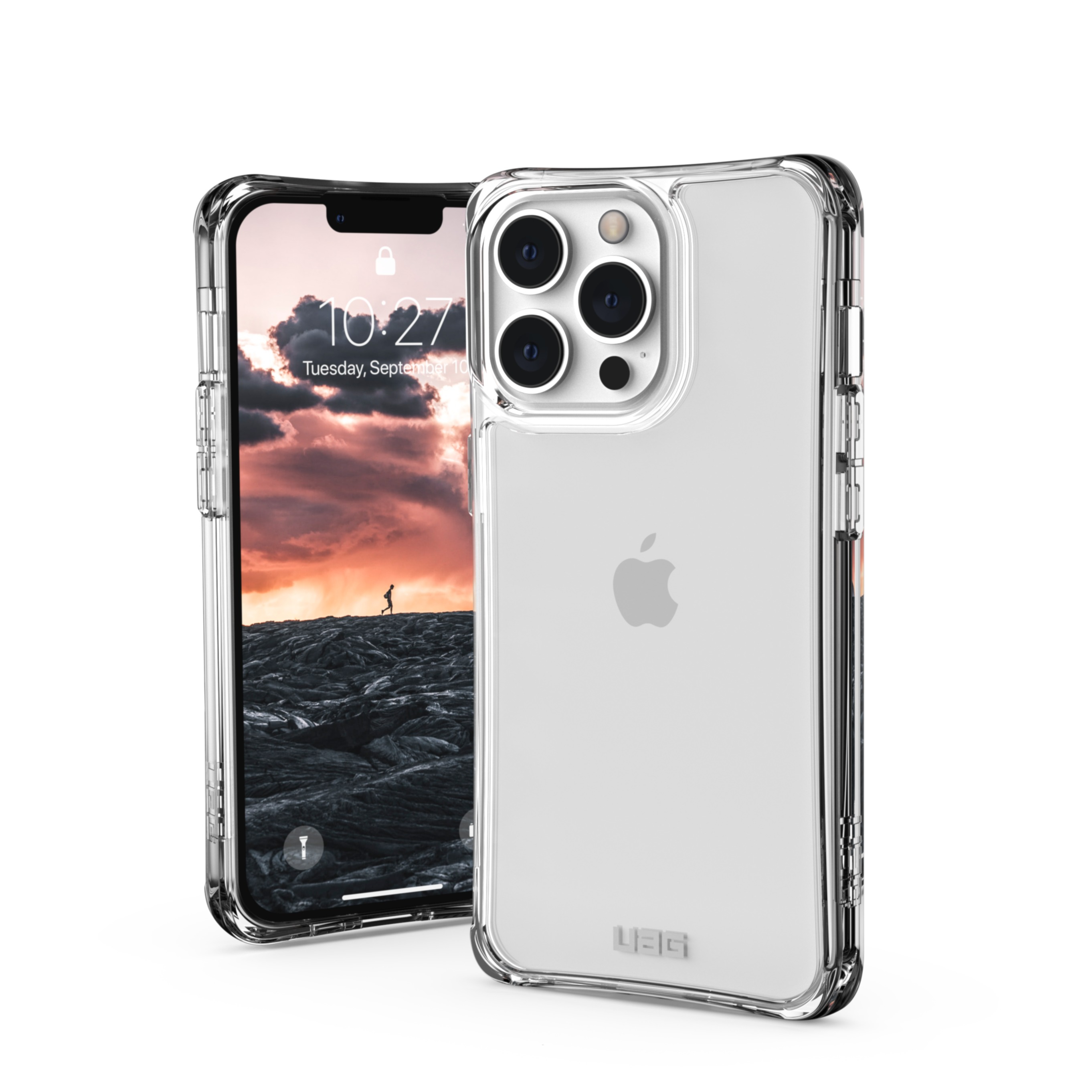 Image of UAG Urban Armor Gear - iPhone 13 Pro Schutzhülle Plyo Crystal (113152114343) - Transparent (Ice) bei Apfelkiste.ch