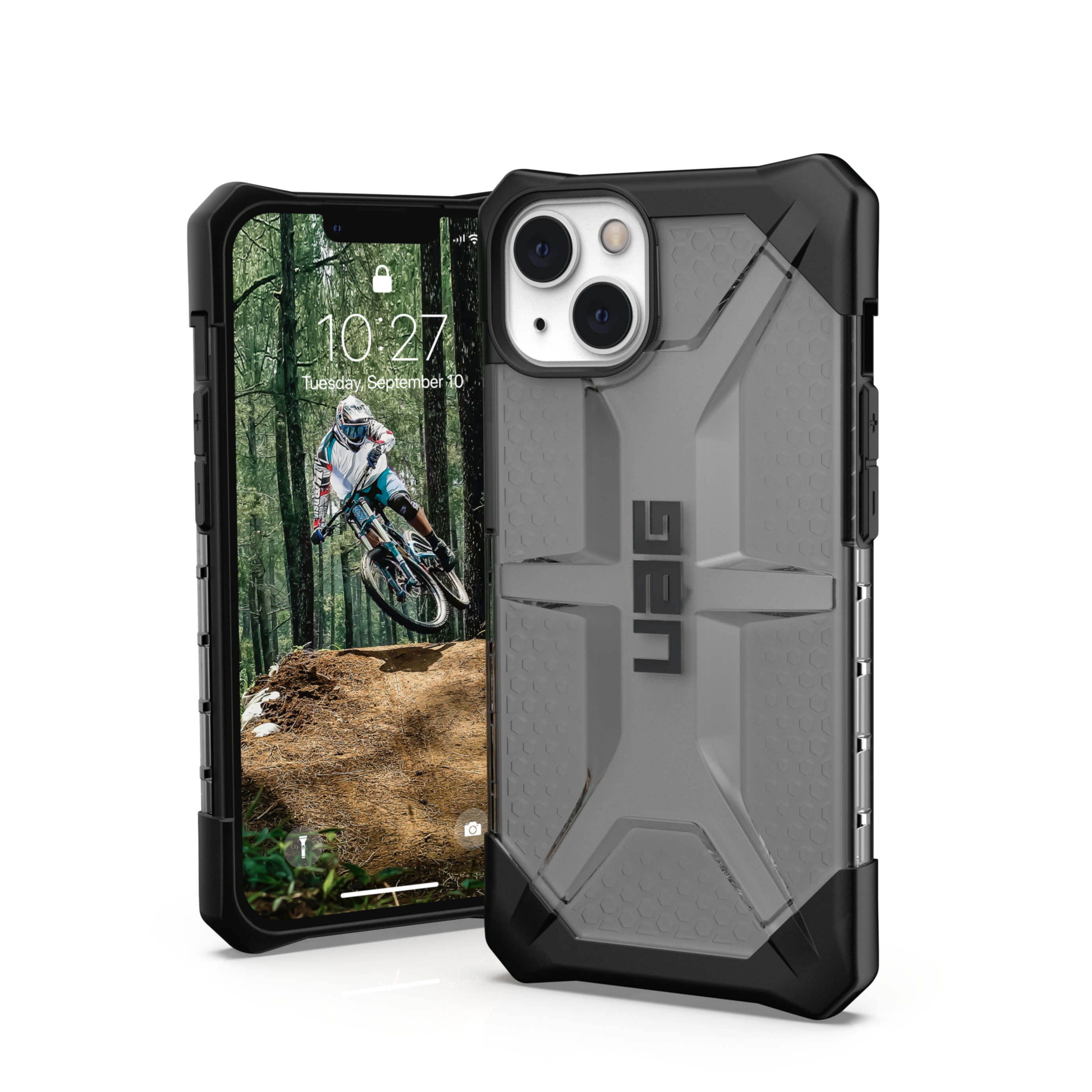 Image of UAG Urban Armor Gear - iPhone 13 Schutzhülle Plasma (113173113131) - Transparent (Ash) bei Apfelkiste.ch