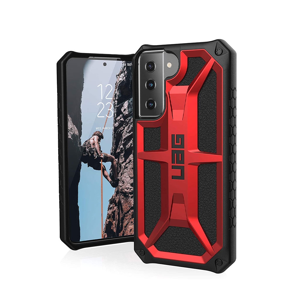 Image of UAG Urban Armor Gear - Samsung Galaxy S21 5G Schutzhülle Monarch (212811119494) - Crimson bei Apfelkiste.ch