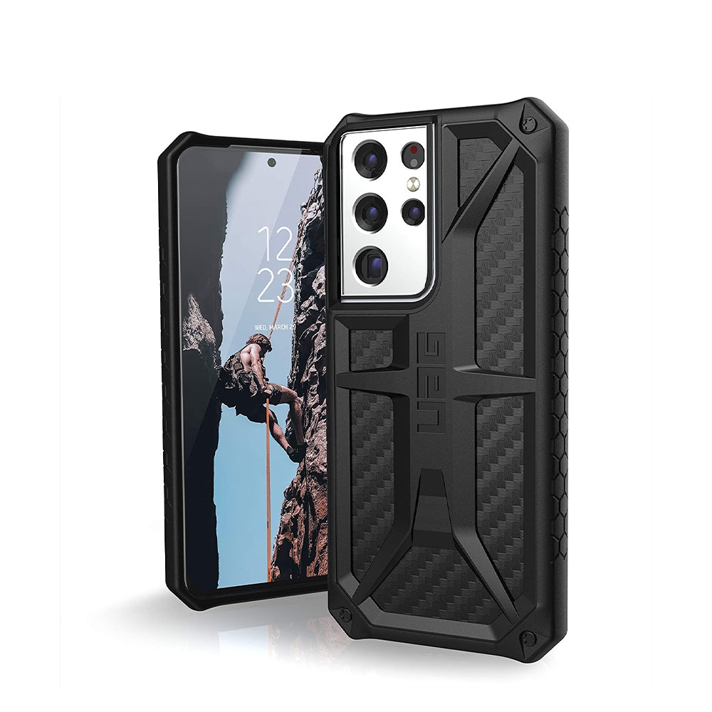 Image of UAG Urban Armor Gear - Samsung Galaxy S21 Ultra 5G Schutzhülle Monarch (212831114242) - Carbon bei Apfelkiste.ch