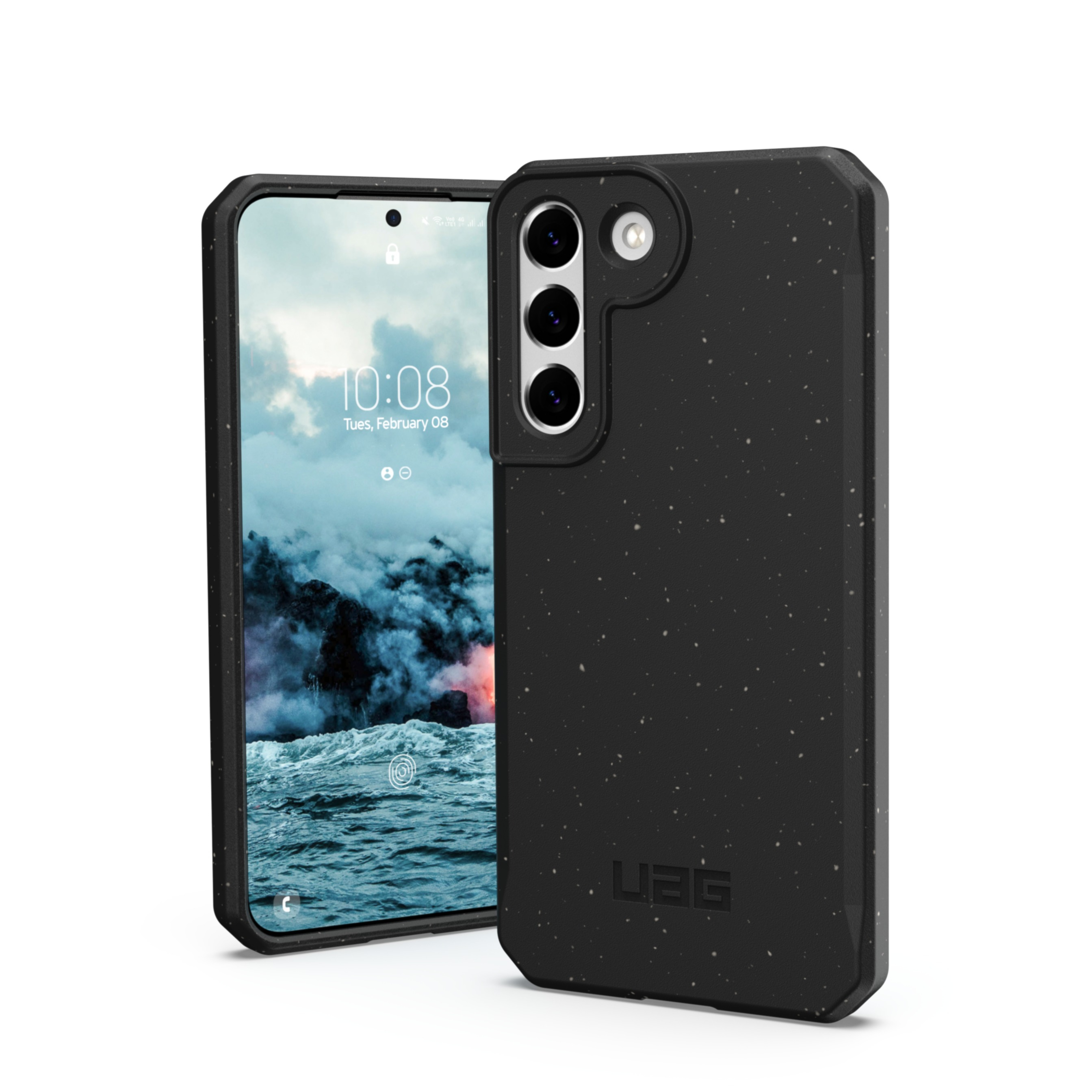 Image of UAG Urban Armor Gear - Samsung Galaxy S22 5G Bio Gummi Schutzhülle Outback Eco Friendly Nachhaltig Kompostierbar (213425114040) - Schwarz bei Apfelkiste.ch