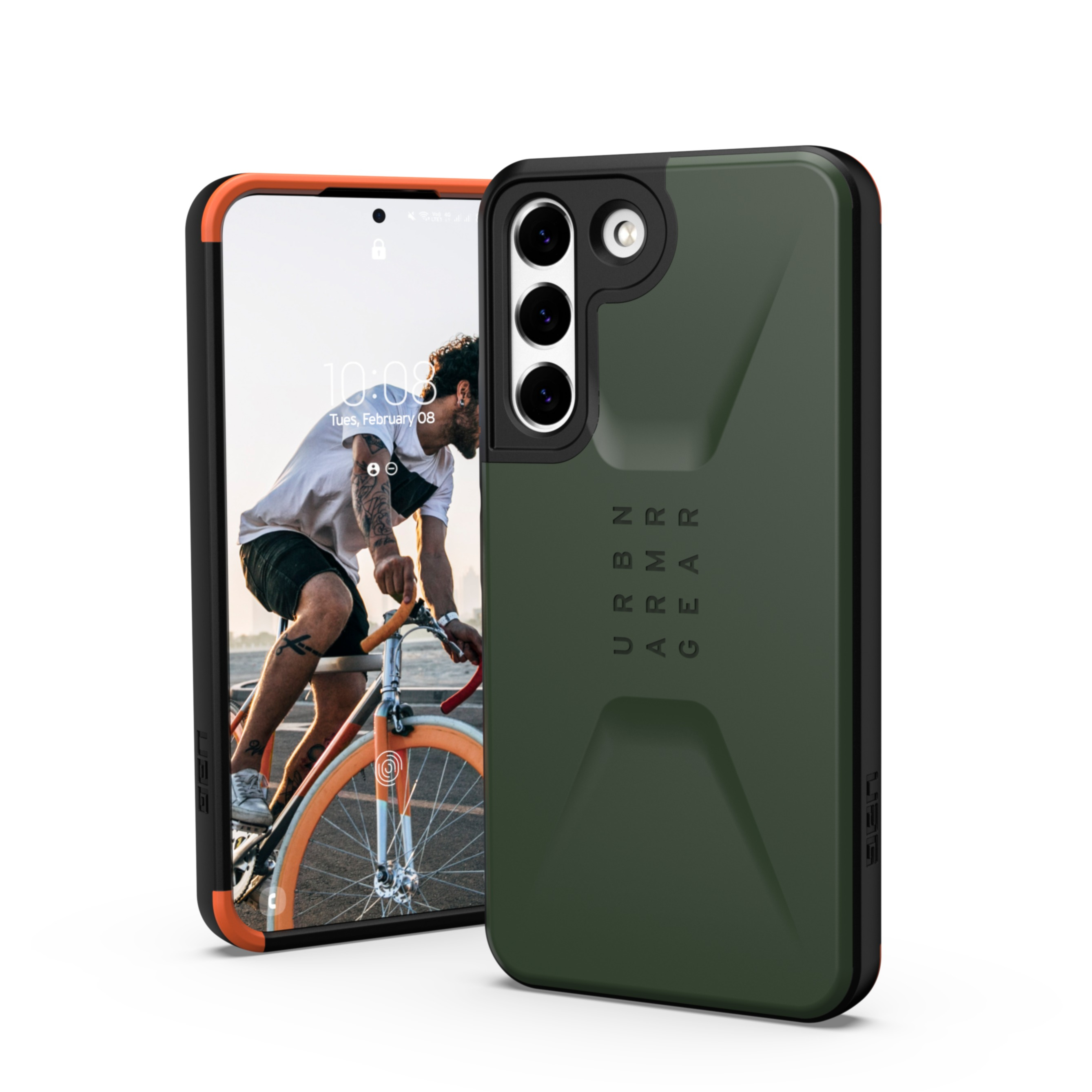 Image of UAG Urban Armor Gear - Samsung Galaxy S22 5G Schutzhülle Civilian Case (21342D117272) - Olive Drab bei Apfelkiste.ch