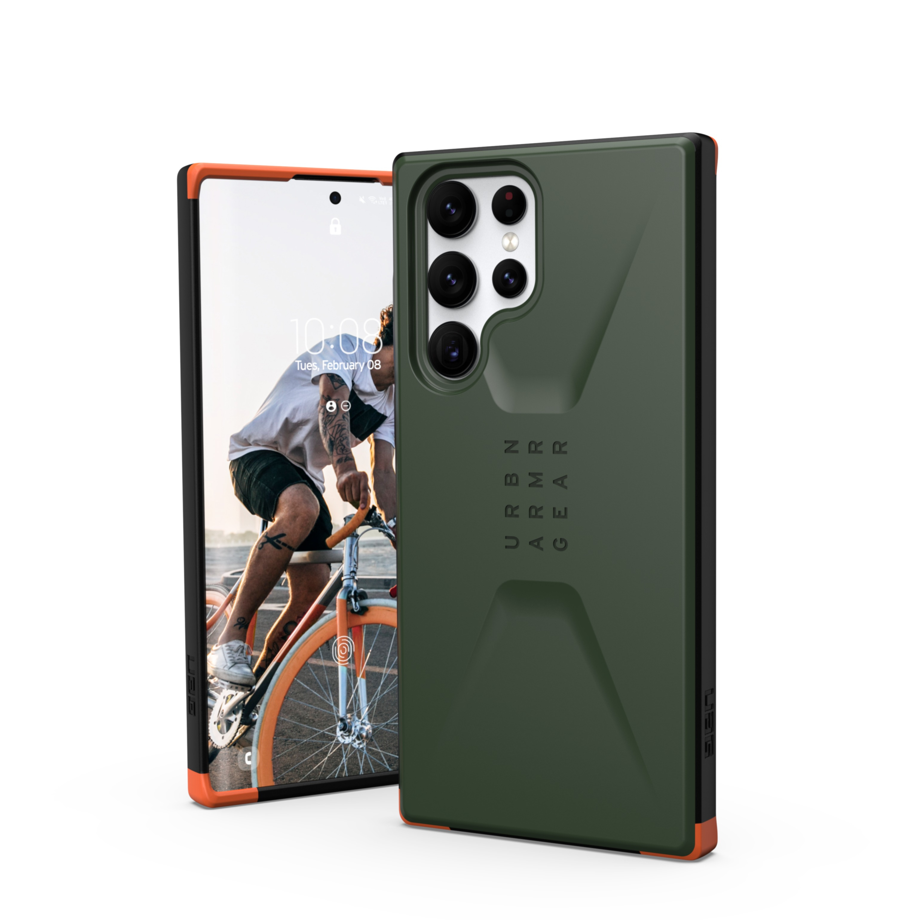 Image of UAG Urban Armor Gear - Samsung Galaxy S22 Ultra 5G Schutzhülle Civilian Case (21344D117272) - Olive Drab bei Apfelkiste.ch