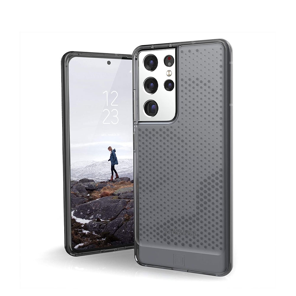 Image of UAG Urban Armor Gear [U] - Samsung Galaxy S21 Ultra 5G Gummi Schutzhülle Lucent (21283N313131) - Transparent (Ash) bei Apfelkiste.ch