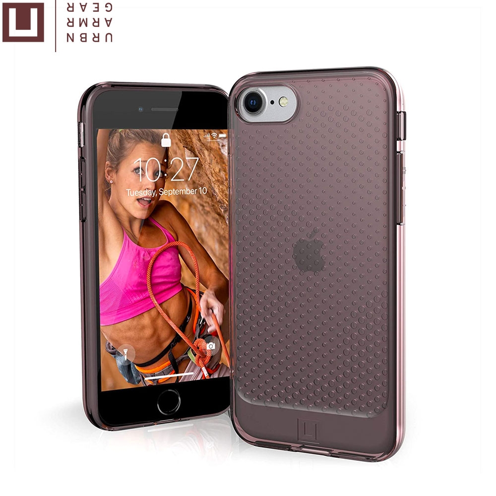 UAG Urban Armor Gear [U] - iPhone SE (2020) / 8 / 7 Gummi Schutzhülle Lucent (11204N314848) - Transparent (Dusty Rose)