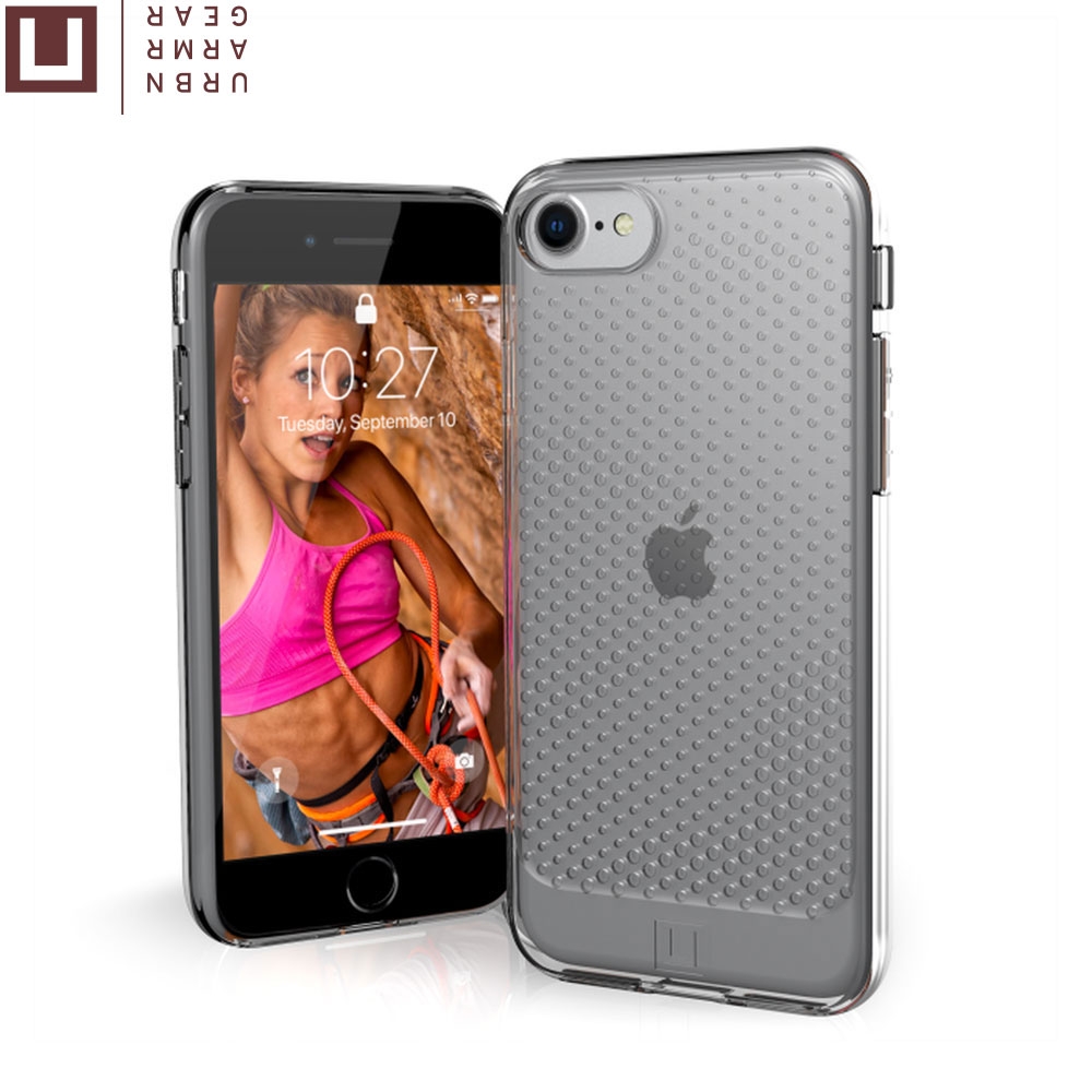 UAG Urban Armor Gear [U] - iPhone SE (2020) / 8 / 7 Gummi Schutzhülle Lucent (11204N314343) - Transparent (Ice)