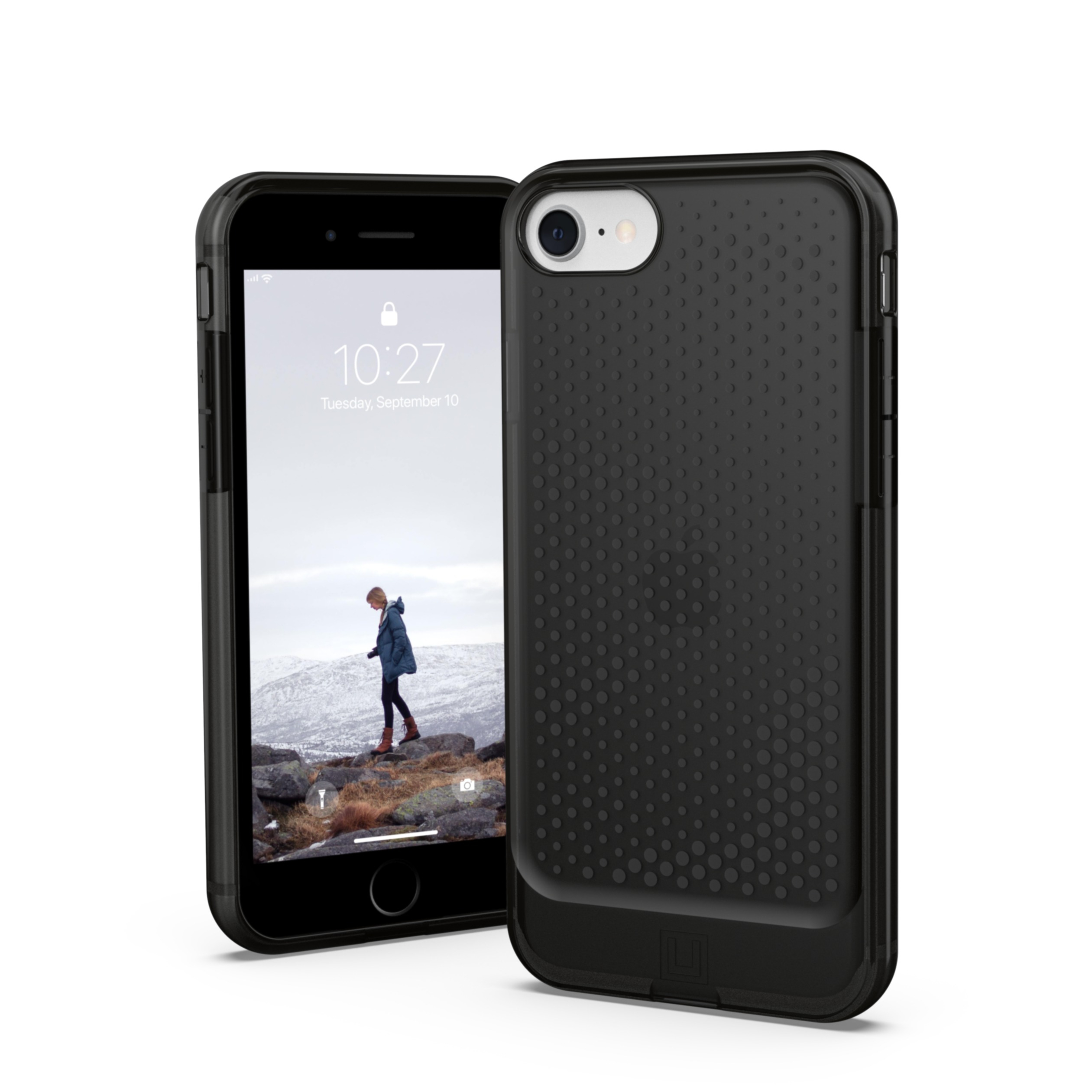 Image of UAG Urban Armor Gear [U] - iPhone SE (2022/2020) / 8 / 7 Gummi Schutzhülle Alton (114010314040) - Transparent (Ash) bei Apfelkiste.ch