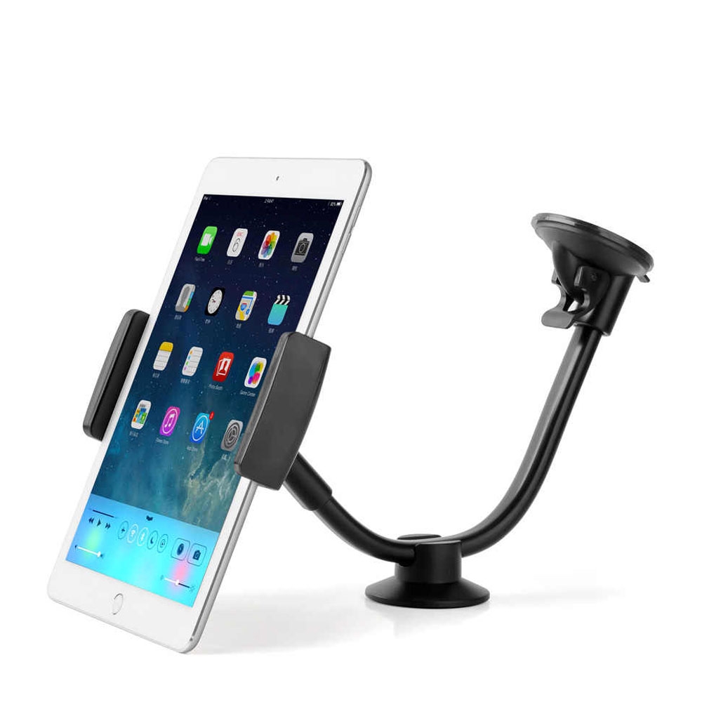 Image of Universal Auto KFZ Saugnapf Armaturenbrett Halterung für Smartphones / Tablets (5.4 - 19.5cm) - Schwarz bei Apfelkiste.ch