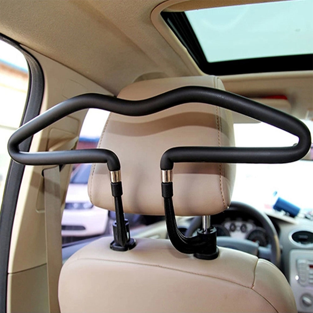 Jacke Autositz Anzug Kopfstütze Kleiderbügel / Universal / Spannbügel Schwarz - Hemd für
