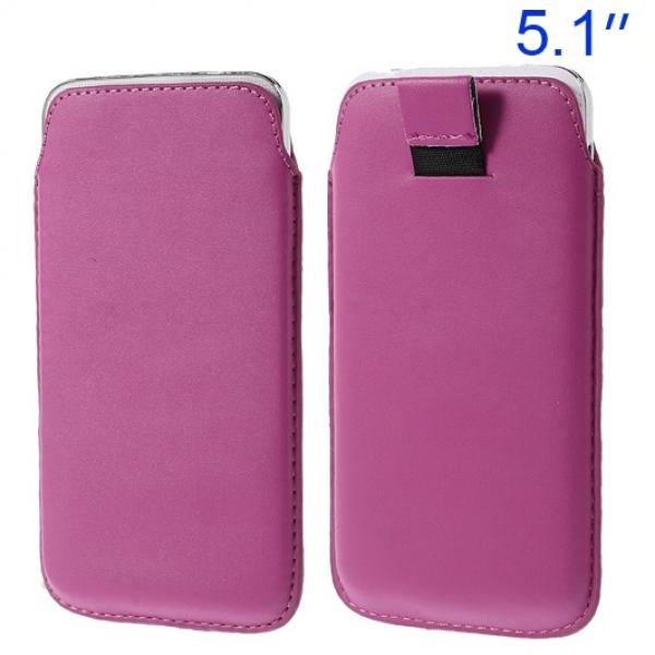 Image of Universal Ledertasche Pocketcase Sleeve - Pink bei Apfelkiste.ch