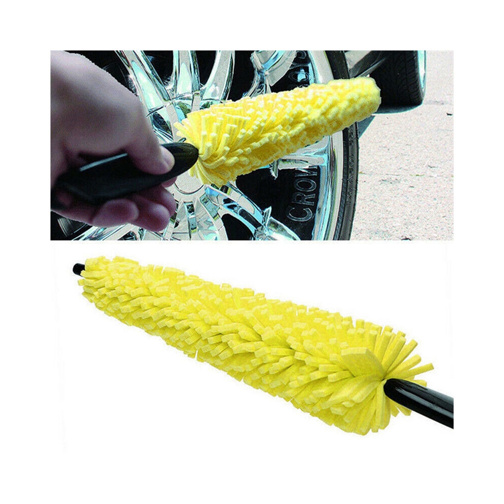 Universal Reiniger Felgen Bürste Auto Pflege Gelb