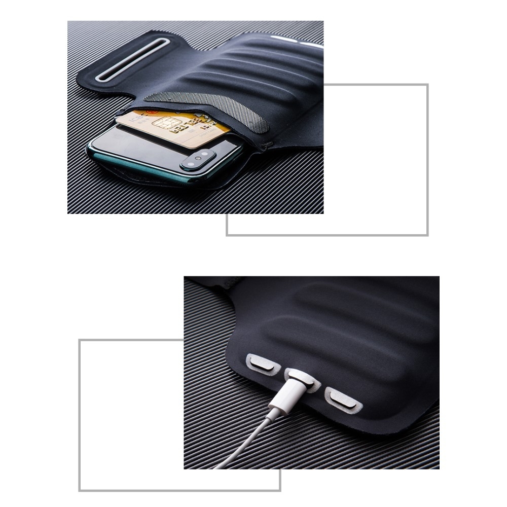 Sport-Armband atmungsaktiv Karten Kopfh/örer Tasche f/ür Schl/üssel kompatibel mit Xiaomi Mi Mix 3 Laufen Sport