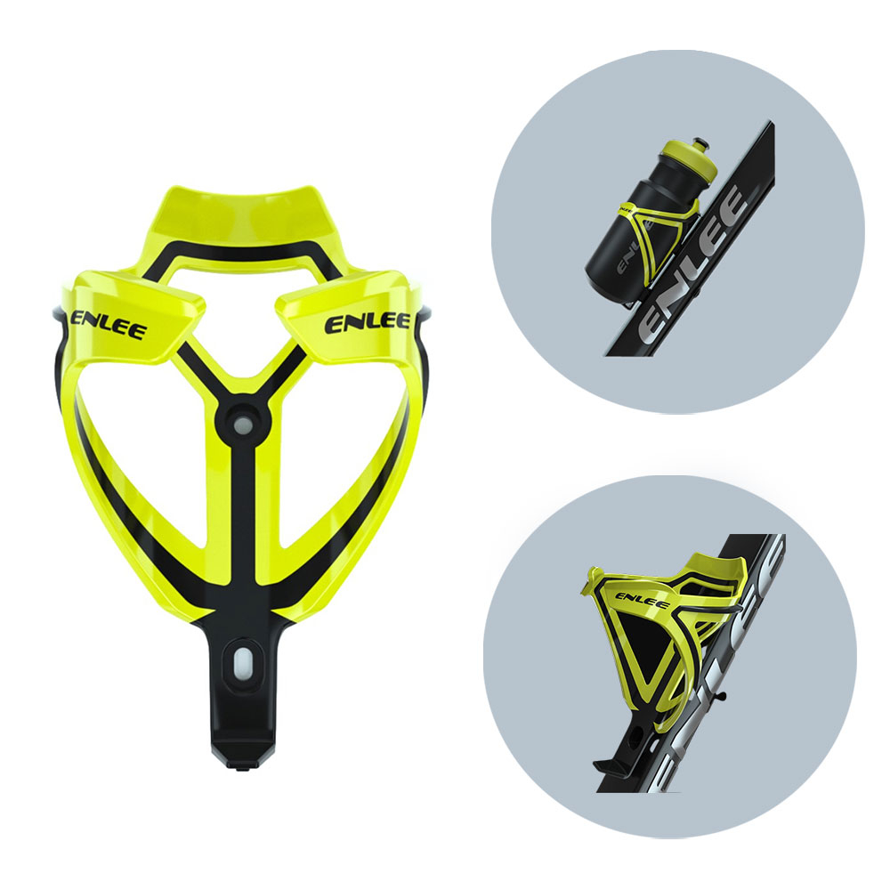 Image of Fahrrad Velo Trinkflaschen Halterung Mountain Bike Flaschenhalter - Gelb / Schwarz bei Apfelkiste.ch