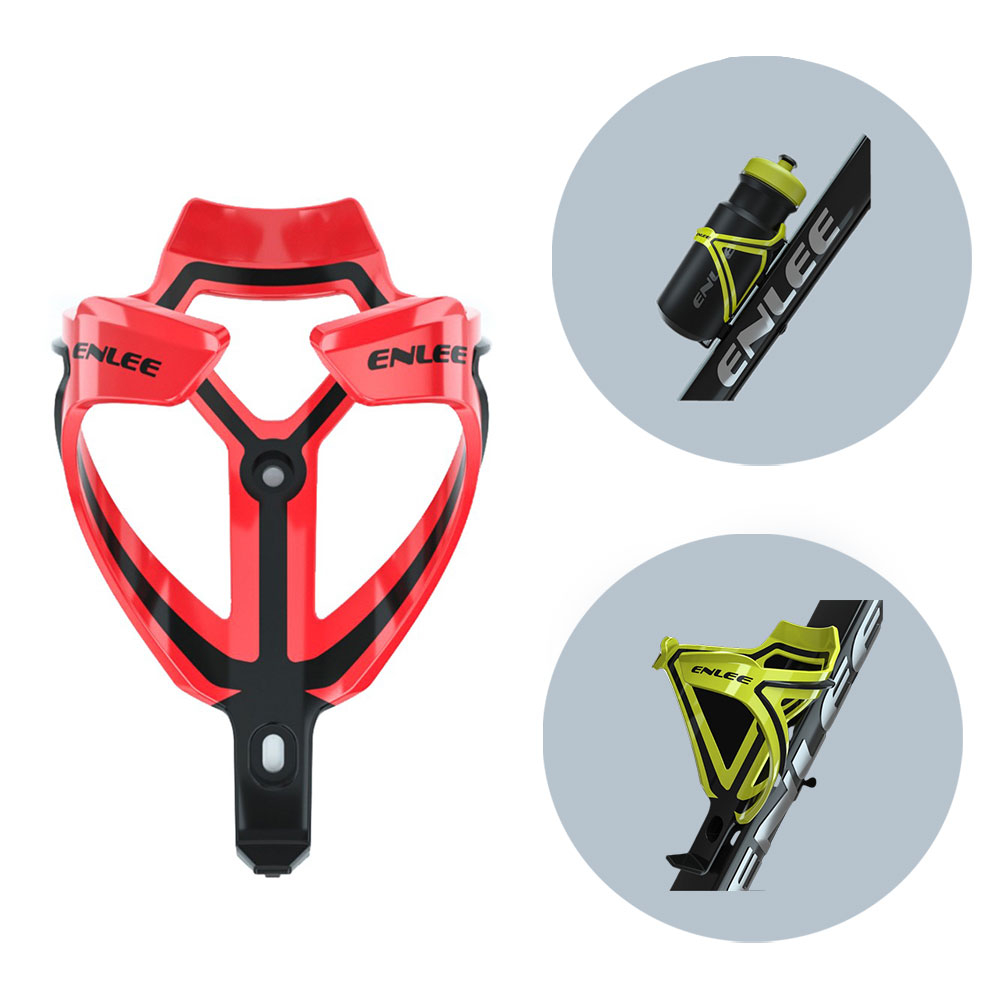 Image of Fahrrad Velo Trinkflaschen Halterung Mountain Bike Flaschenhalter - Rot / Schwarz bei Apfelkiste.ch