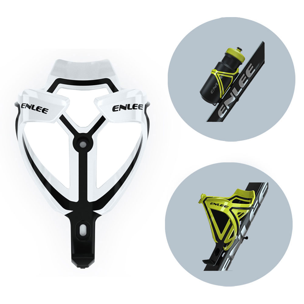 Image of Fahrrad Velo Trinkflaschen Halterung Mountain Bike Flaschenhalter - Weiss / Schwarz bei Apfelkiste.ch