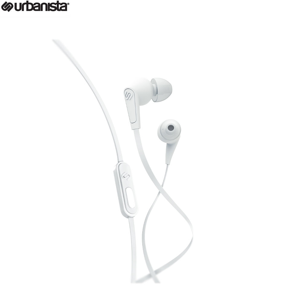 Barcelona Premium Kopfhörer Headset mit 3.5 mm Klinken Anschluss / Mikrofon (1034503) - Weiss
