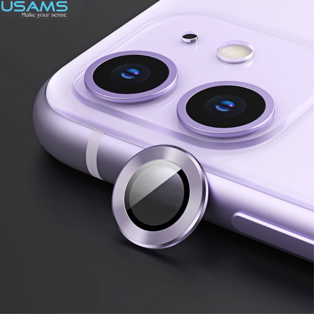 iPhone 11 Kameraschutz Objektiv Ring Protector Abdeckung - Lila