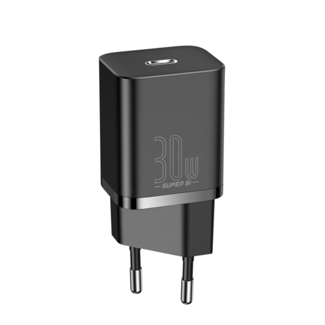 Image of Baseus - (30W) USB C Quick Charge 3.0 Ladegerät mit Power Delivery 3.0 - Schwarz bei Apfelkiste.ch
