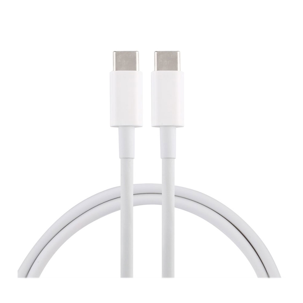 Image of (1m / 5A) 100W PD USB C auf USB C Ladekabel Datenkabel Power Delivery - Weiss bei Apfelkiste.ch