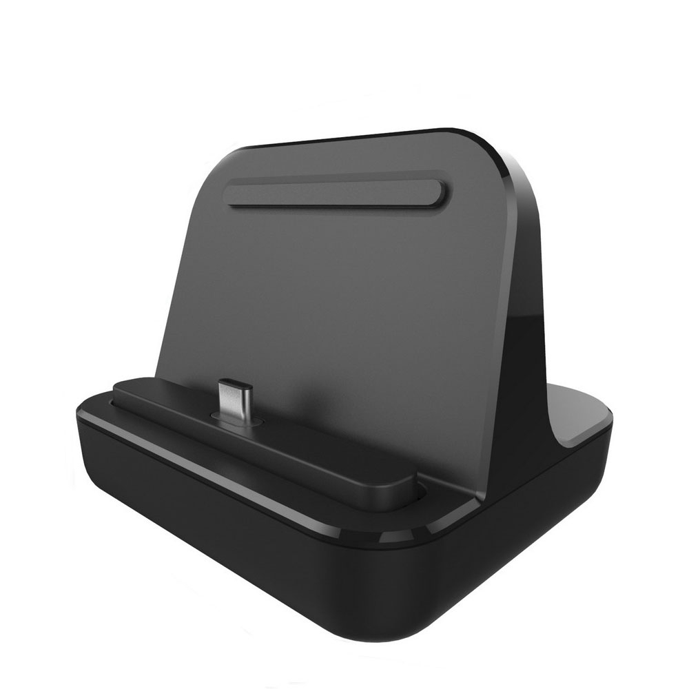 Image of USB C Dockingstation Charging Dock Desktop Ladestation Smartphones / Tablets (Case Friendly) - Schwarz bei Apfelkiste.ch