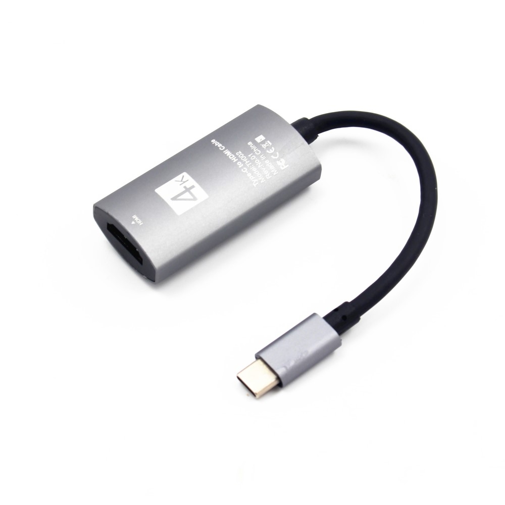 Image of USB C auf HDMI 4K Adapter Kabel für Smartphones - Schwarz bei Apfelkiste.ch