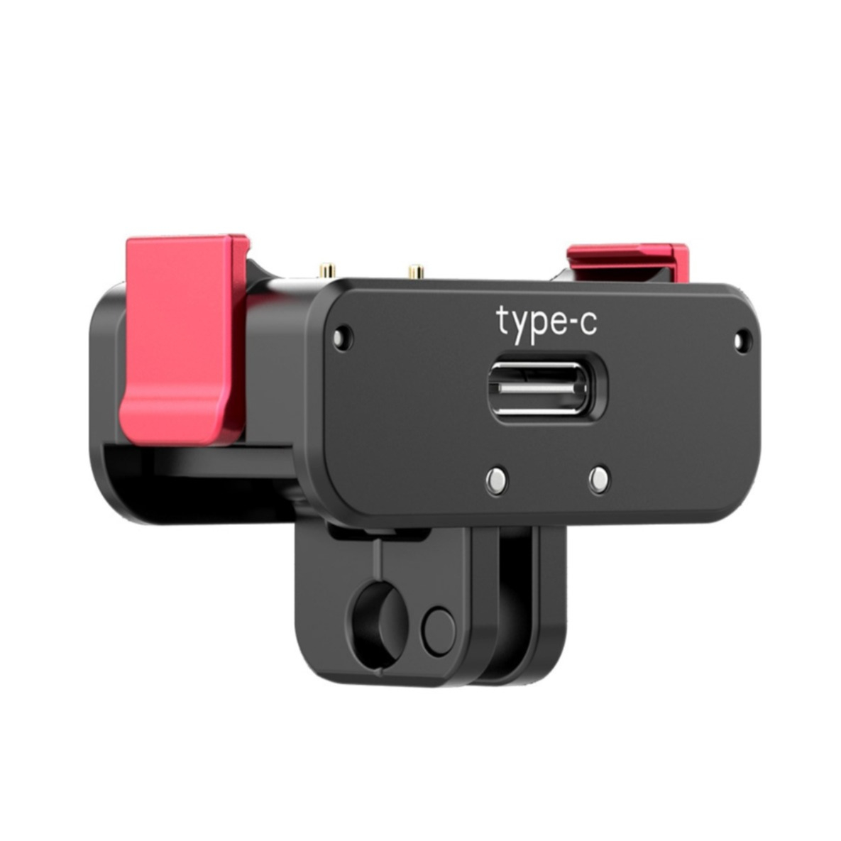 Image of USB C Ladegerät Adapter Magnetische Ladestation für DJI Action 2 - Schwarz bei Apfelkiste.ch