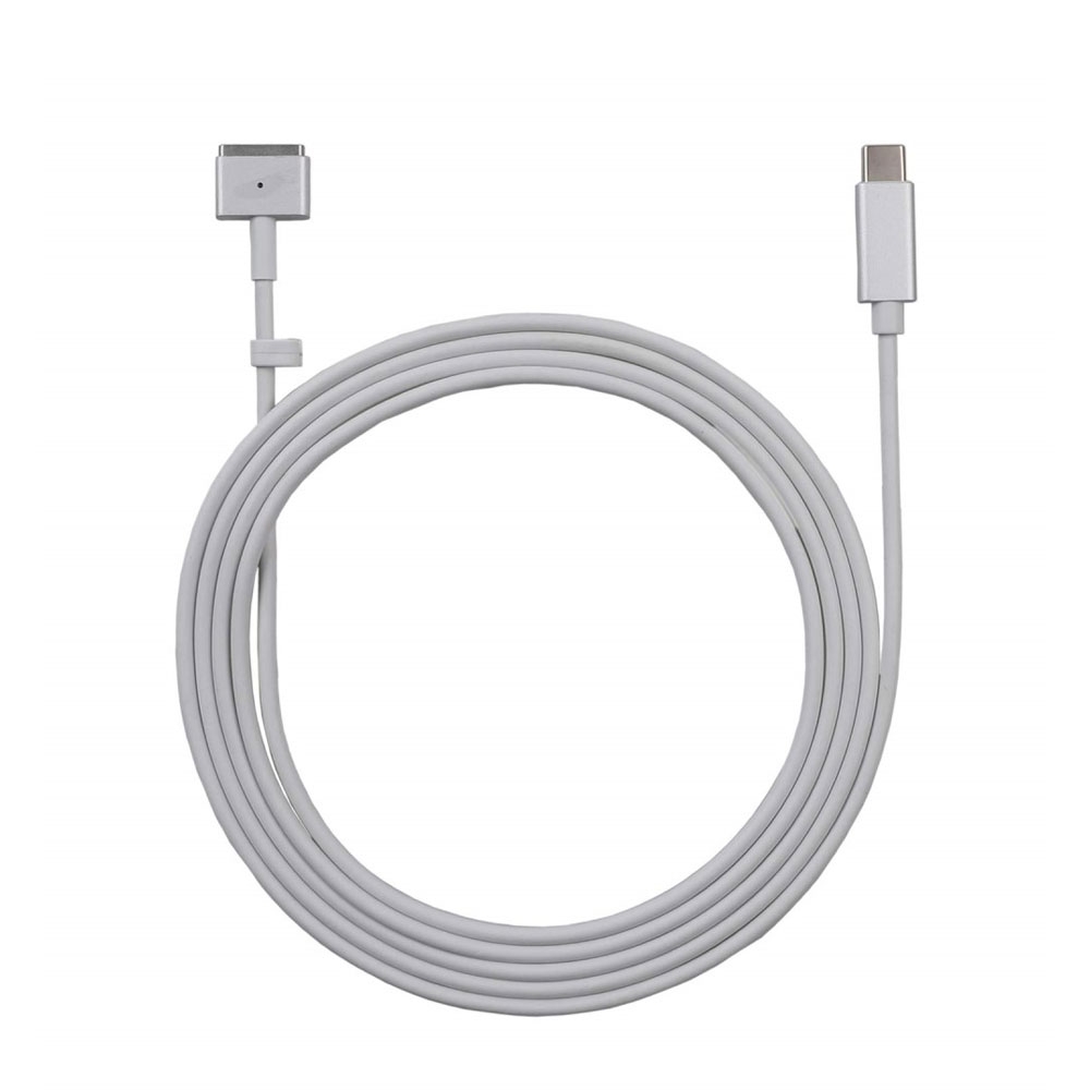 Image of (1.7m) USB C auf MagSafe 2 T-Tip Ladekabel Datenkabel für MacBook Pro / Air - Weiss bei Apfelkiste.ch