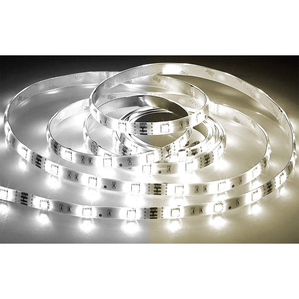 Image of (4m) 240 LED's USB Leuchtstreifen Lichter Band Hintergrundbeleuchtung Spritzwassergeschützt IP55 - Kaltweiss bei Apfelkiste.ch