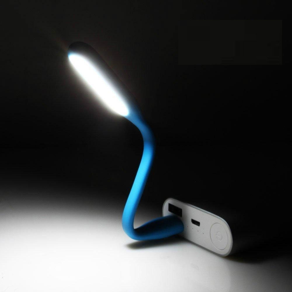 Mini USB LED Licht Leuchte Lampe biegbar Schwarz