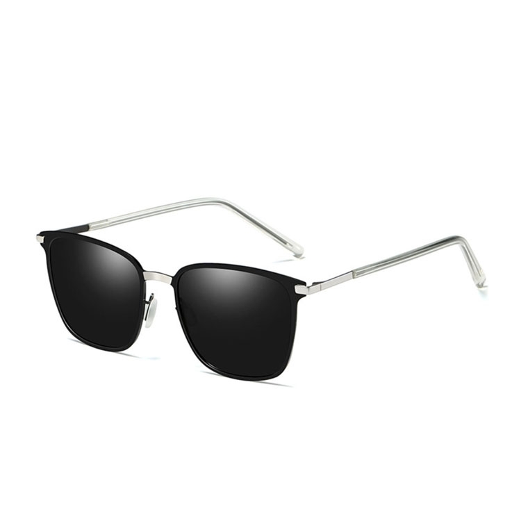 Image of UV400 Sonnenbrille Sport Look für Männer / Frauen - Schwarz / Transparent (Eckig) bei Apfelkiste.ch
