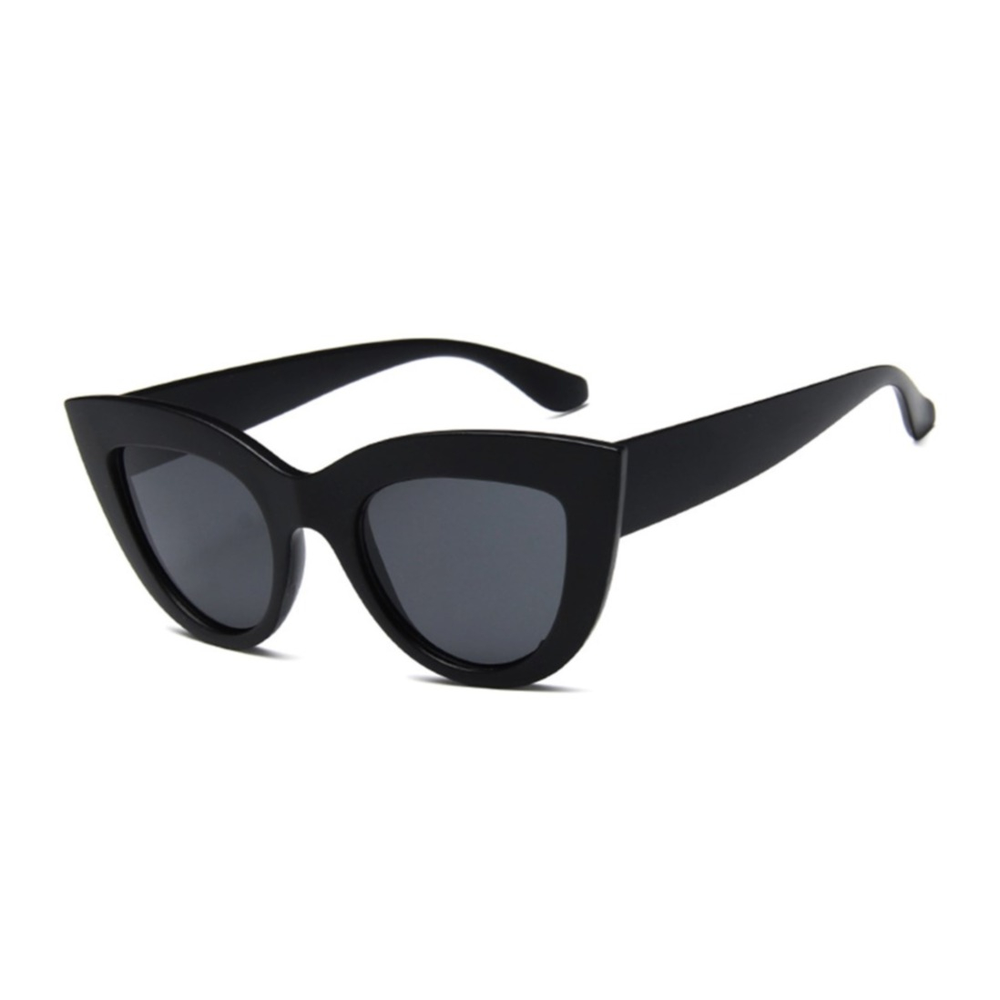 Image of UV400 Vintage Cat Eye Sonnenbrille Damen Katzenaugen Brille - Schwarz bei Apfelkiste.ch