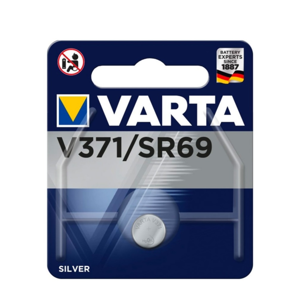 Image of Varta - 1.5 Volt Silberoxid Batterie Knopfzelle V371 (SR 920 SW) bei Apfelkiste.ch