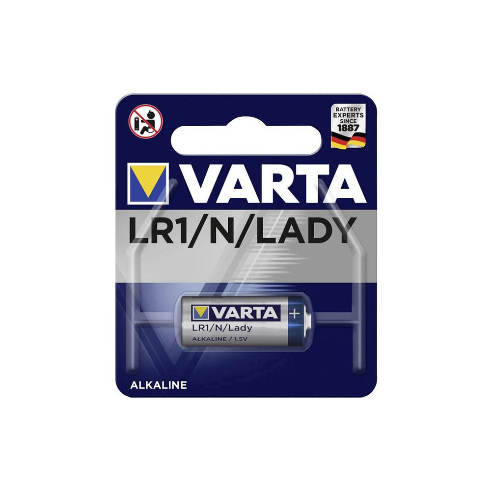 Image of Varta - 1.5 Volt Alkaline Batterie LR1 / N (Lady) / E90 / LR1-N / 4001 / AM5 (850mAh) bei Apfelkiste.ch