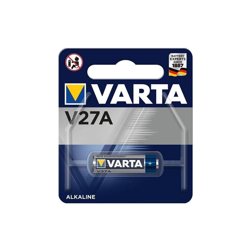 Image of Varta - 12 Volt Alkaline Batterie LR 27 / A27 / LR27A / MN27 / L828 / V27A / LR27A / WE27A bei Apfelkiste.ch
