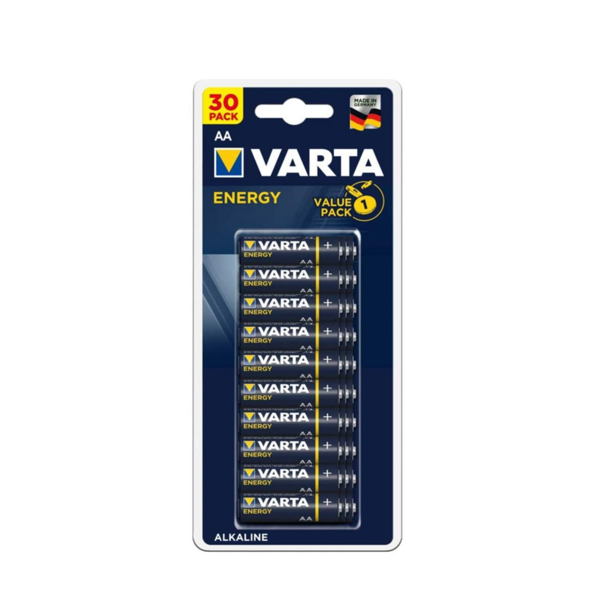 Image of Varta - 30er Pack Energy AA Batterie (4106) LR6 Alkaline 1.5V bei Apfelkiste.ch