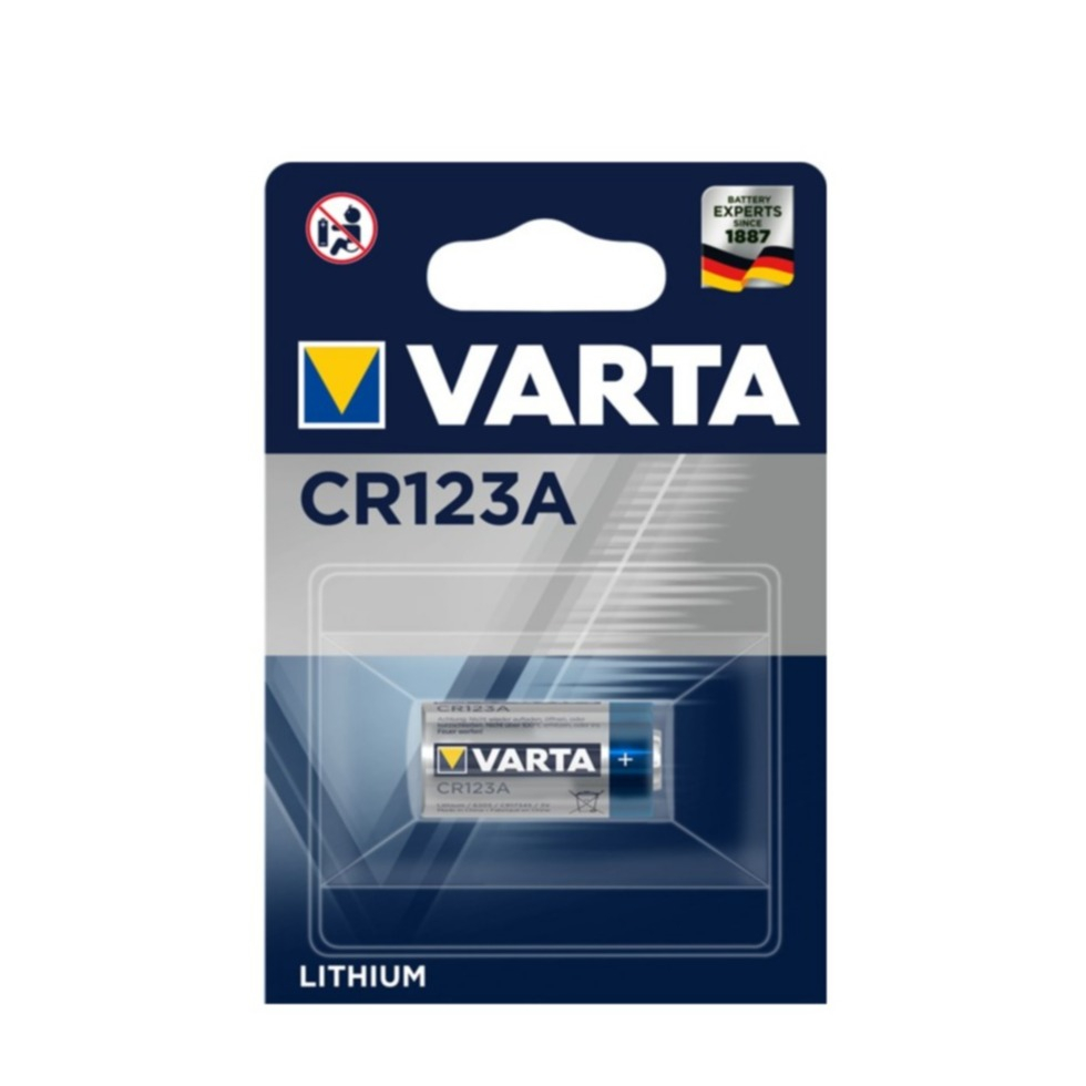 Image of Varta - 3 Volt Lithium Foto Batterie CR123A (1600mAh) AR1596 / 6205 bei Apfelkiste.ch