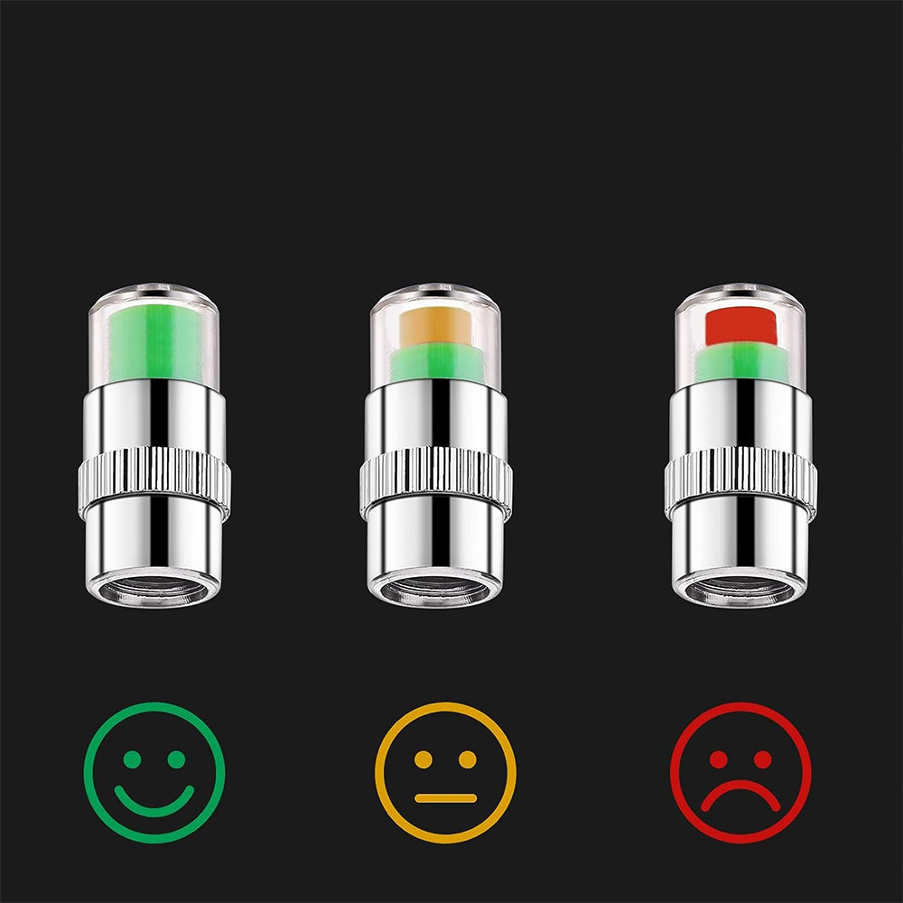 AMENAS 4 Stück Ventilkappen - Für Peugeot 107, 207, 407 Und Andere Modelle