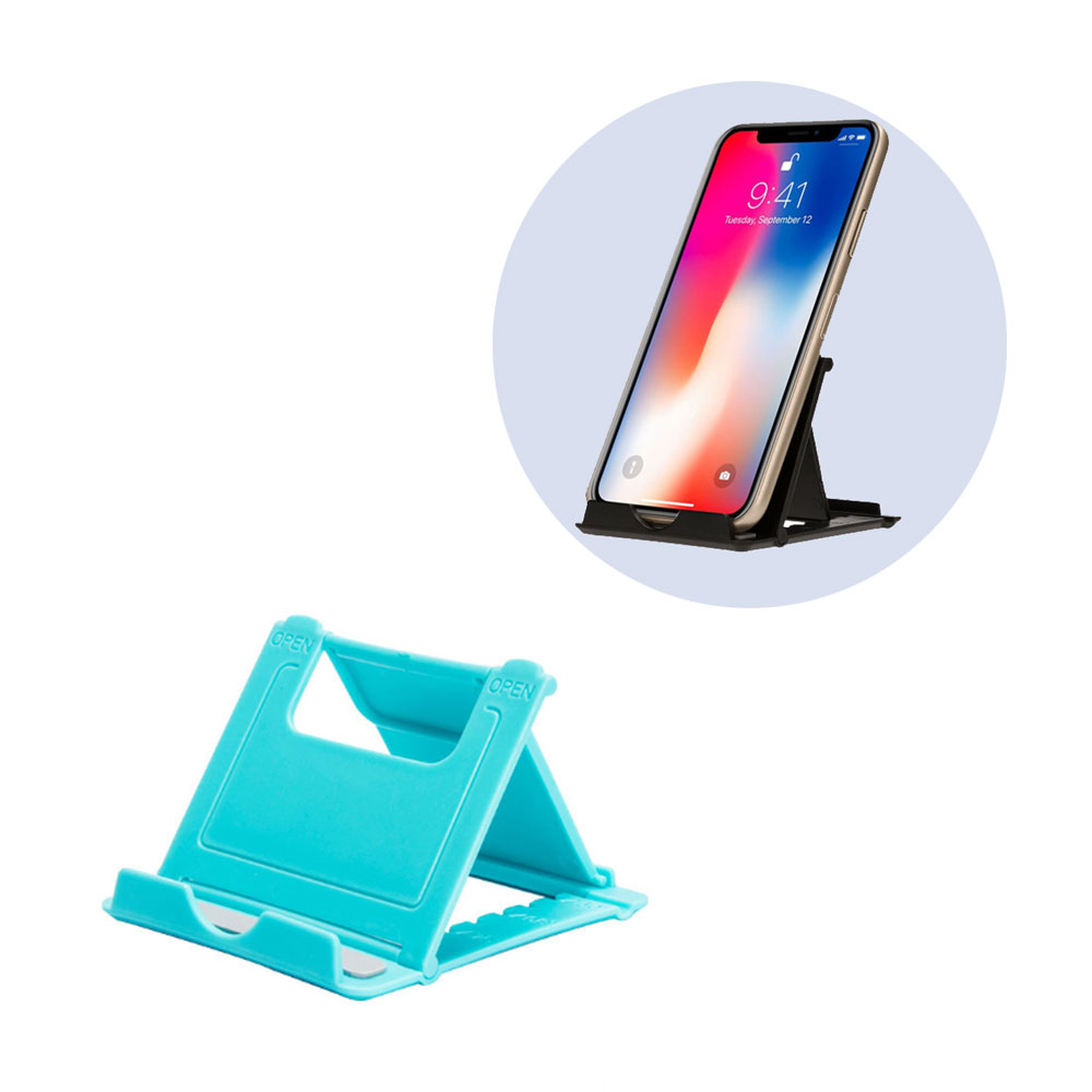 Image of Verstellbare Smartphone Halterung Universal Handy Ständer - Blau bei Apfelkiste.ch