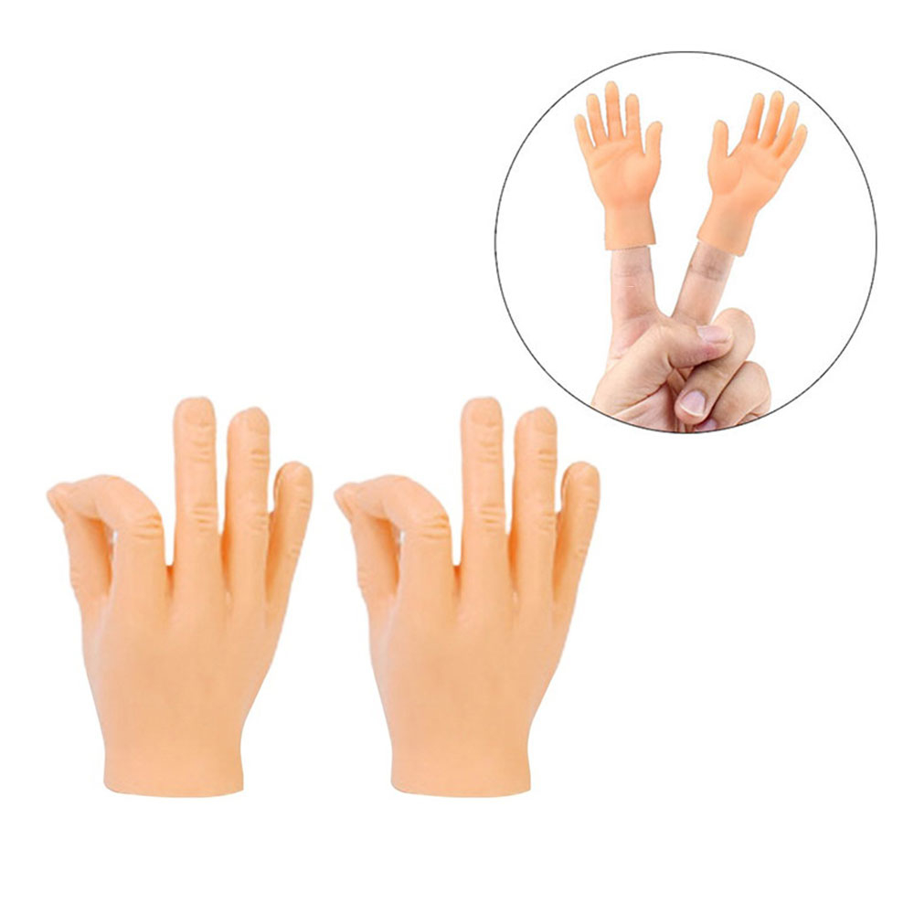 2x Set) Tiny Hands Fingerpuppe Mini Hände Spielzeug