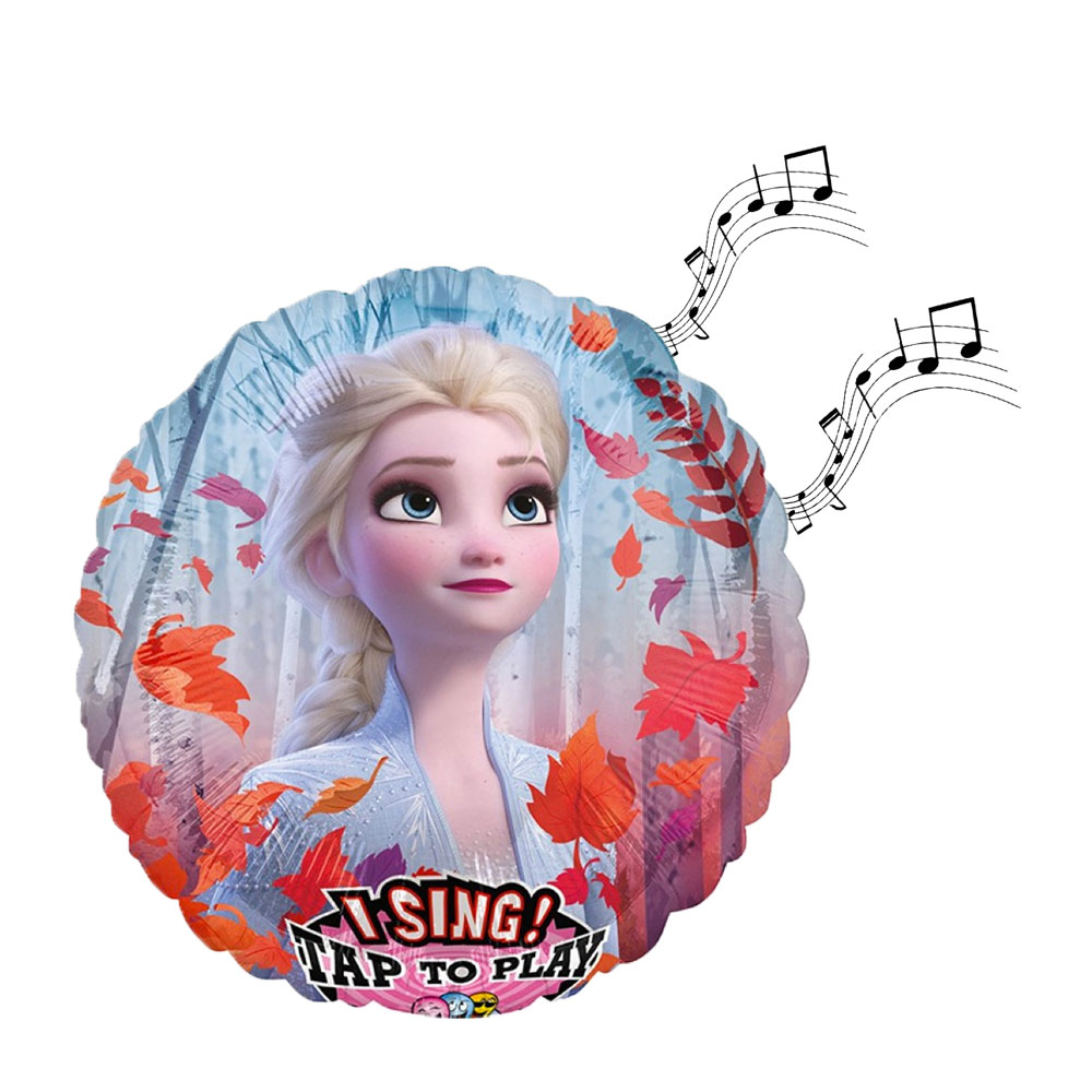 Image of (Ø45cm) Singender Party Ballon Folien Luftballon Lizenziert - Frozen bei Apfelkiste.ch