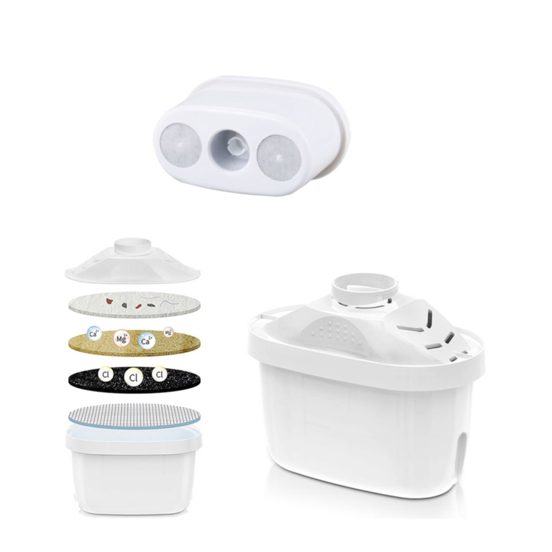 Image of (6er Set) Wiederverwendbarer Wasser Filter Dauerfilter (Umweltfreundlich) bei Apfelkiste.ch